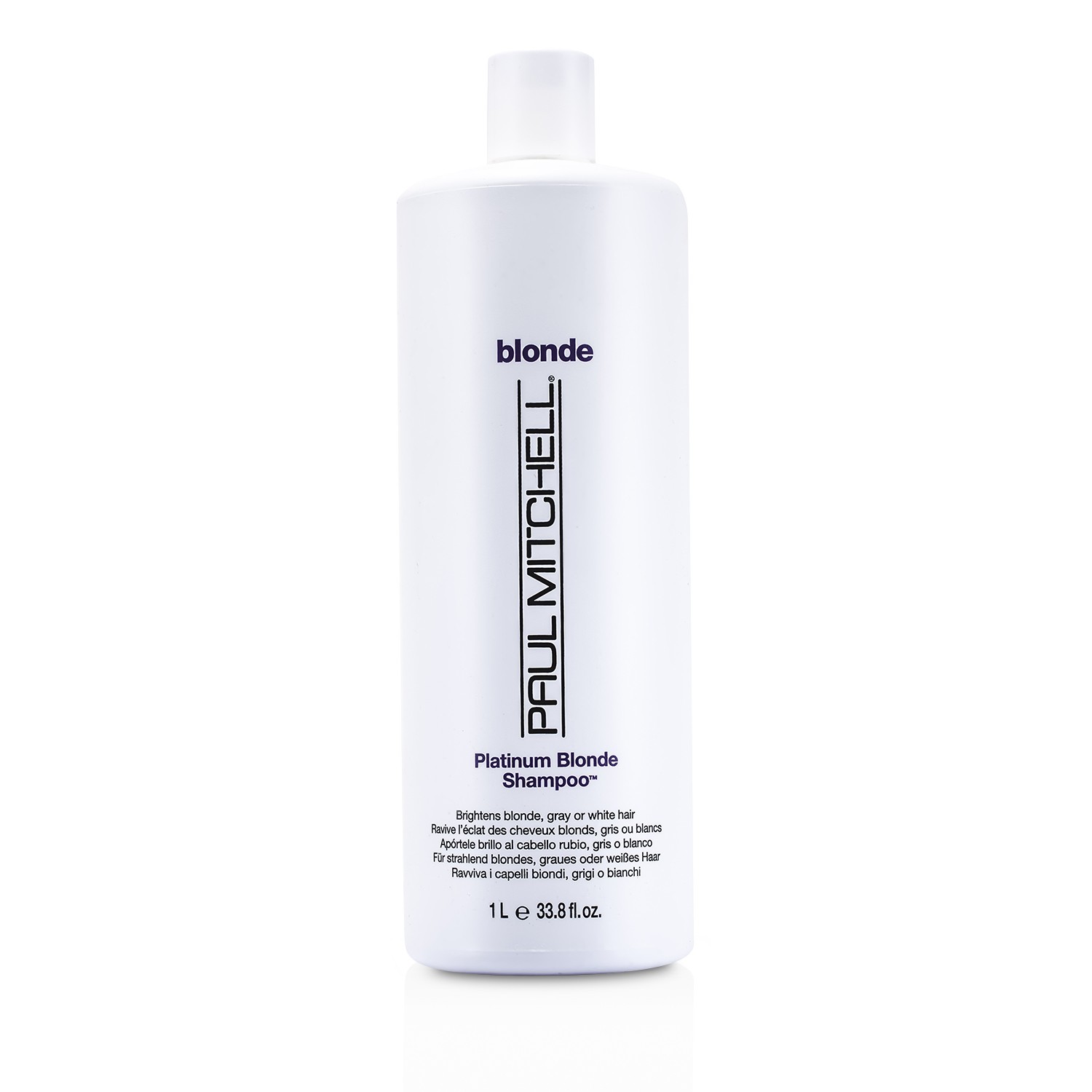 Paul Mitchell Blonde Platinum Blonde Shampoo (Brighten Blonde, Gray or White Hair) 1000ml/33.8oz