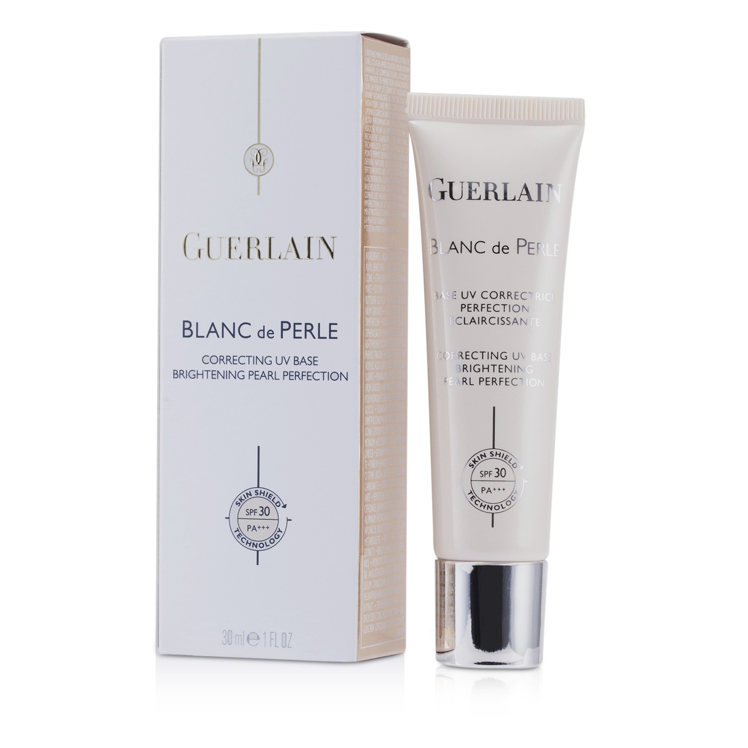 Guerlain Korektor kot podlaga z zaščito pred soncem Blanc de Perle Correcting UV Base SPF 30 30ml/1oz