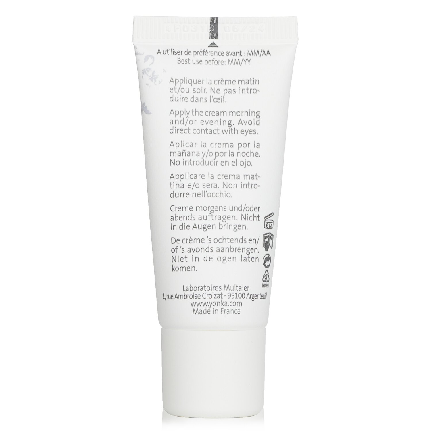 Yonka Contours Nutri-Contour With Plant Extracts - Repairing, Nourishing (For Eyes & Lips) (Exp. Date: 30/6/2024) 15ml/0.5oz