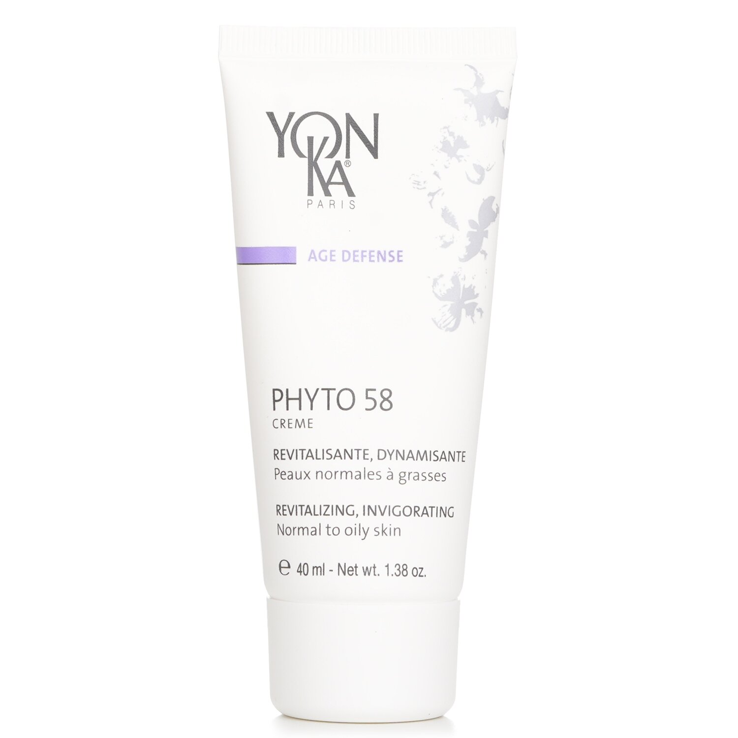 Yonka Age Defense Phyto 58 Creme With Rosemary - Revitalizing, Invigorating (Normal To Oily Skin) 40ml/1.38oz
