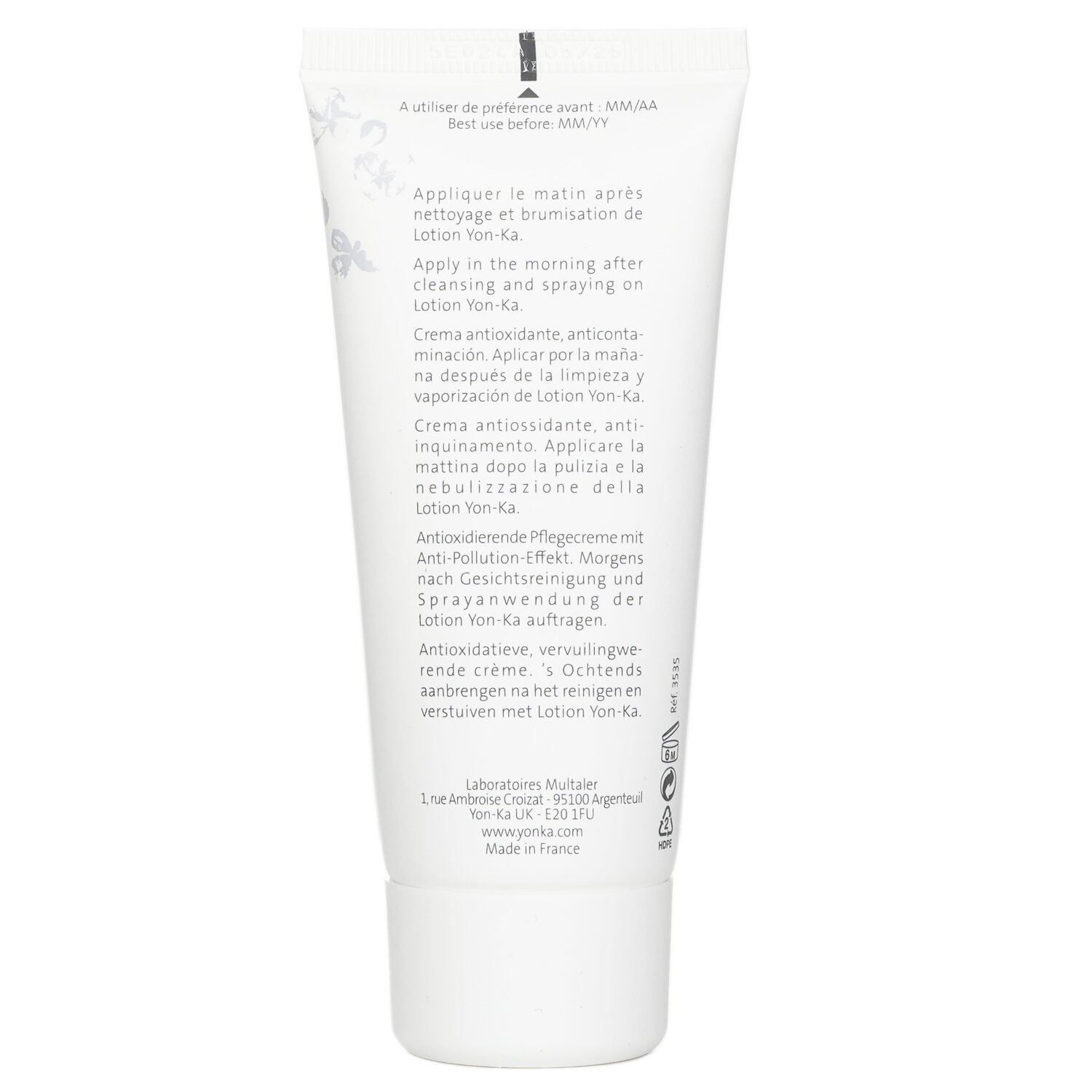 Yonka Age Defense Vital Defense Creme With Moringa Peptides - Anti-Pollution Shield 50ml/1.76oz