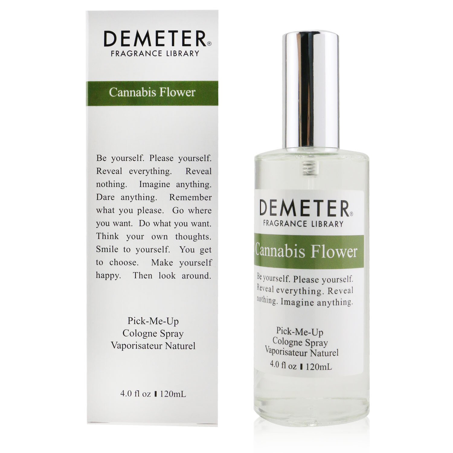 Demeter Cannabis Flower - kolínská voda s rozprašovačem 120ml/4oz