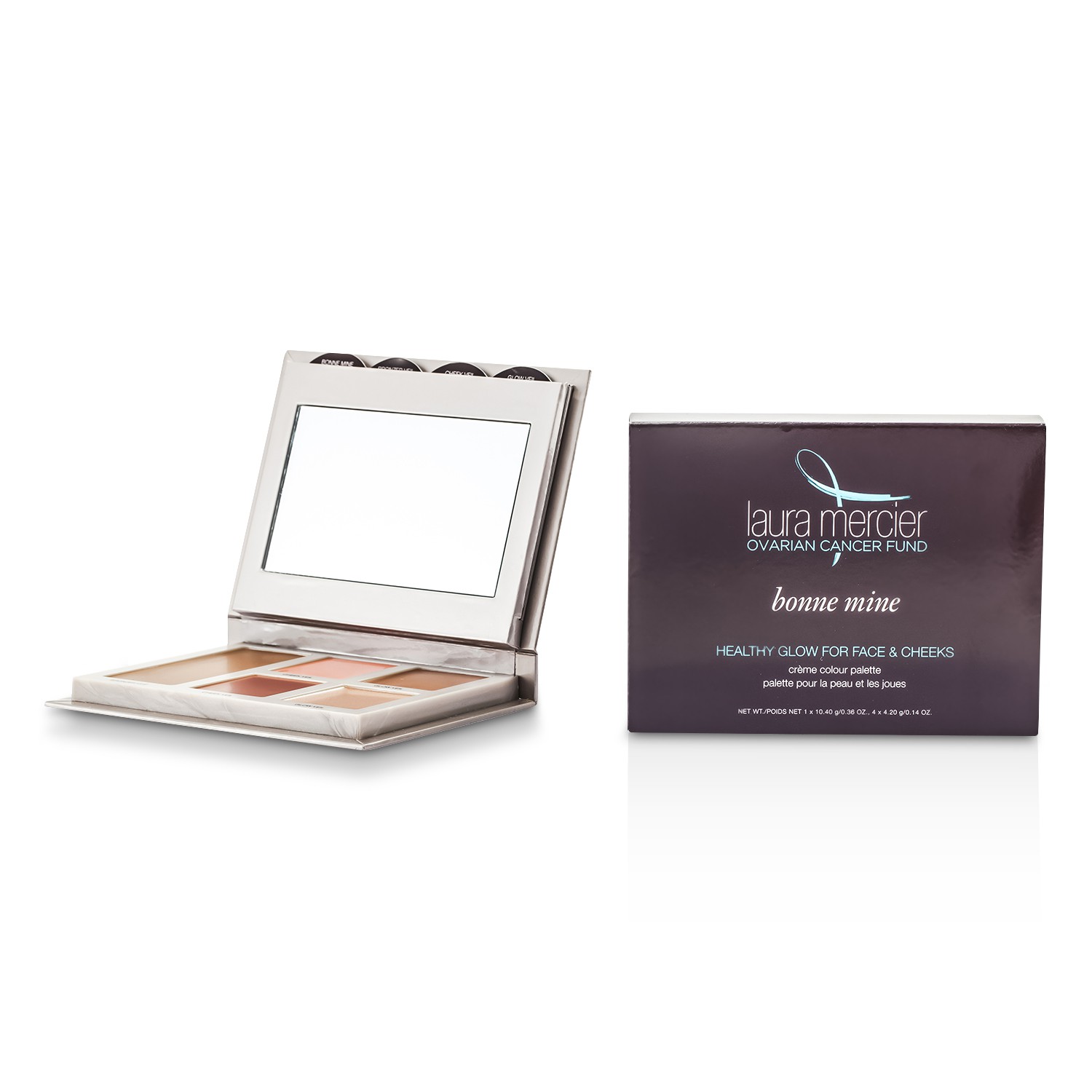 Laura Mercier Bonne Mine Healthy Glow For Face & Cheeks Palette: 1x Bronzer Veil + 2x Cheek Veils + 2x Glow Veils 5pcs