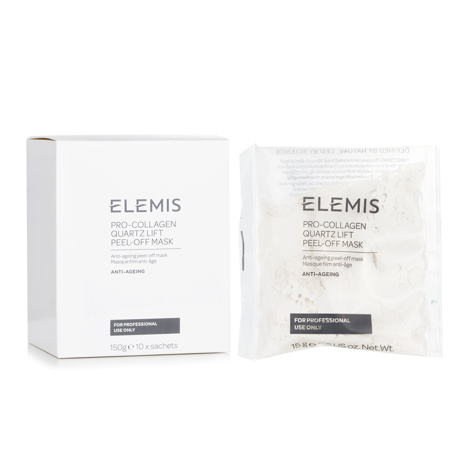 Elemis Máscara Cuarzo Pro Colágeno Lift Peel Off (Producto Salón) 10x15g/0.5oz