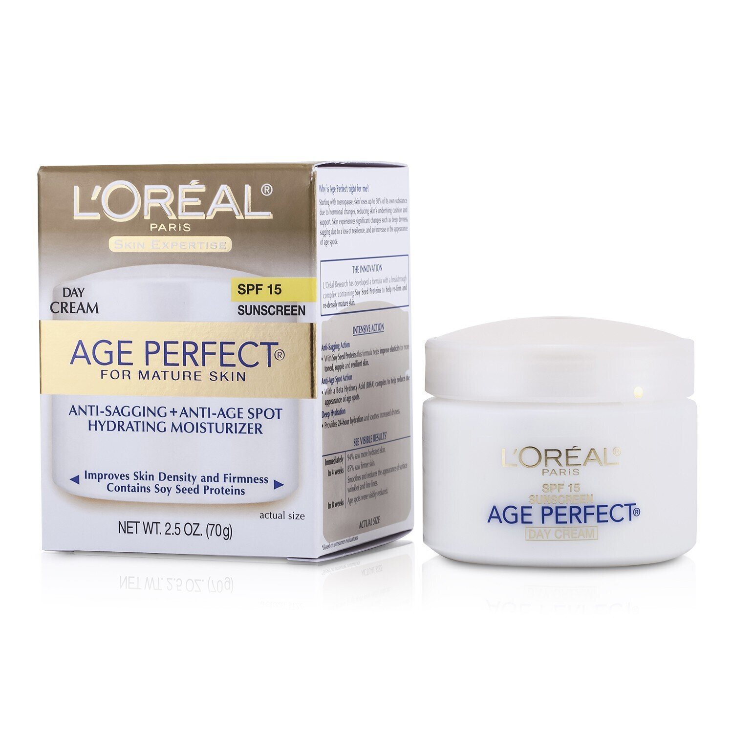 L'Oreal Skin-Expertise Age Perfect Hydrating Moisturizer SPF 15 (For Mature Skin) 70g/2.5oz