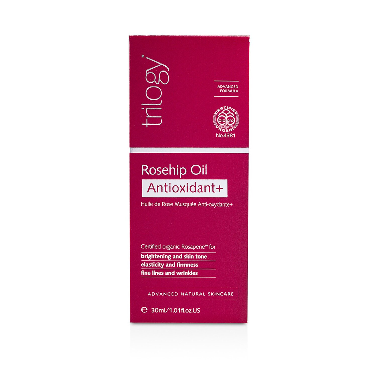 Trilogy Certified Organic Rosehip Oil Antioxidant+ 30ml/1.01oz