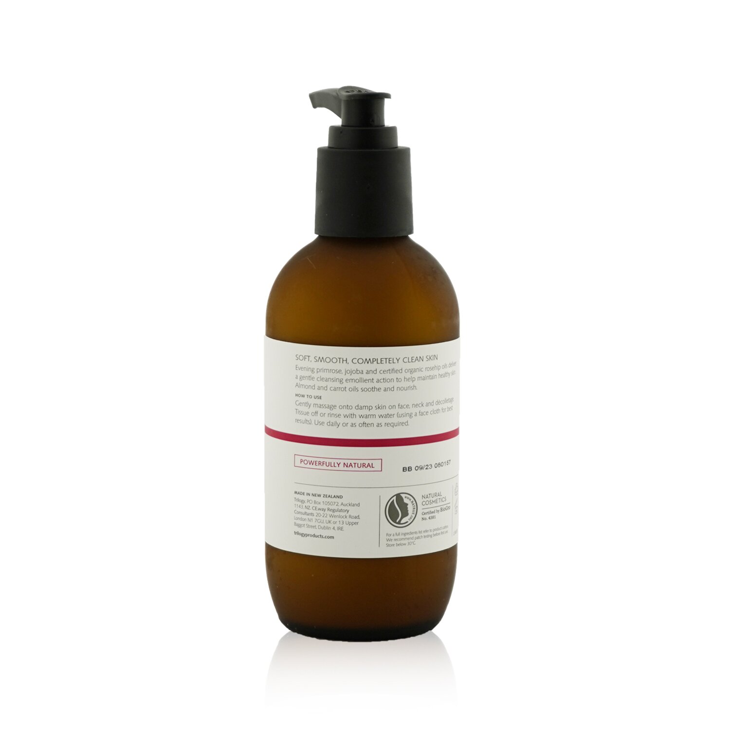Trilogy Cream Cleanser (Bottle) (For All Skin Types) 200ml/6.8oz