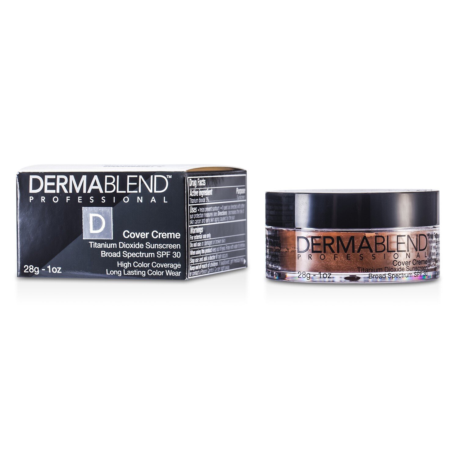 Dermablend Base Cover Creme Broad Spectrum SPF 30 (Cobertura itensa) 28g/1oz