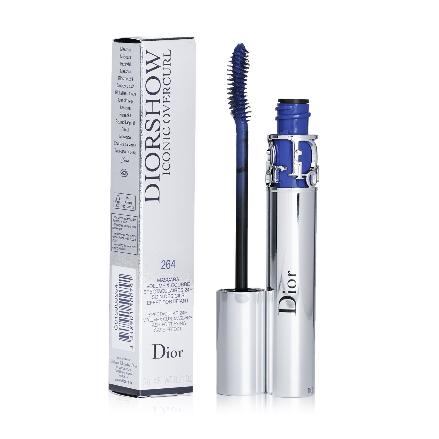Christian Dior Podkręcający tusz do rzęs Diorshow Iconic Overcurl Mascara 10ml/0.33oz