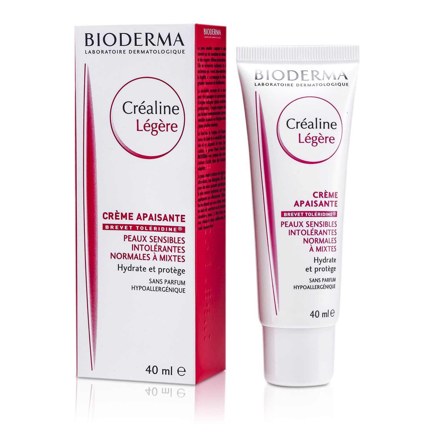 Bioderma Sensibio (Crealine) Light Cream (For Sensitive Skin) 40ml/1.33oz