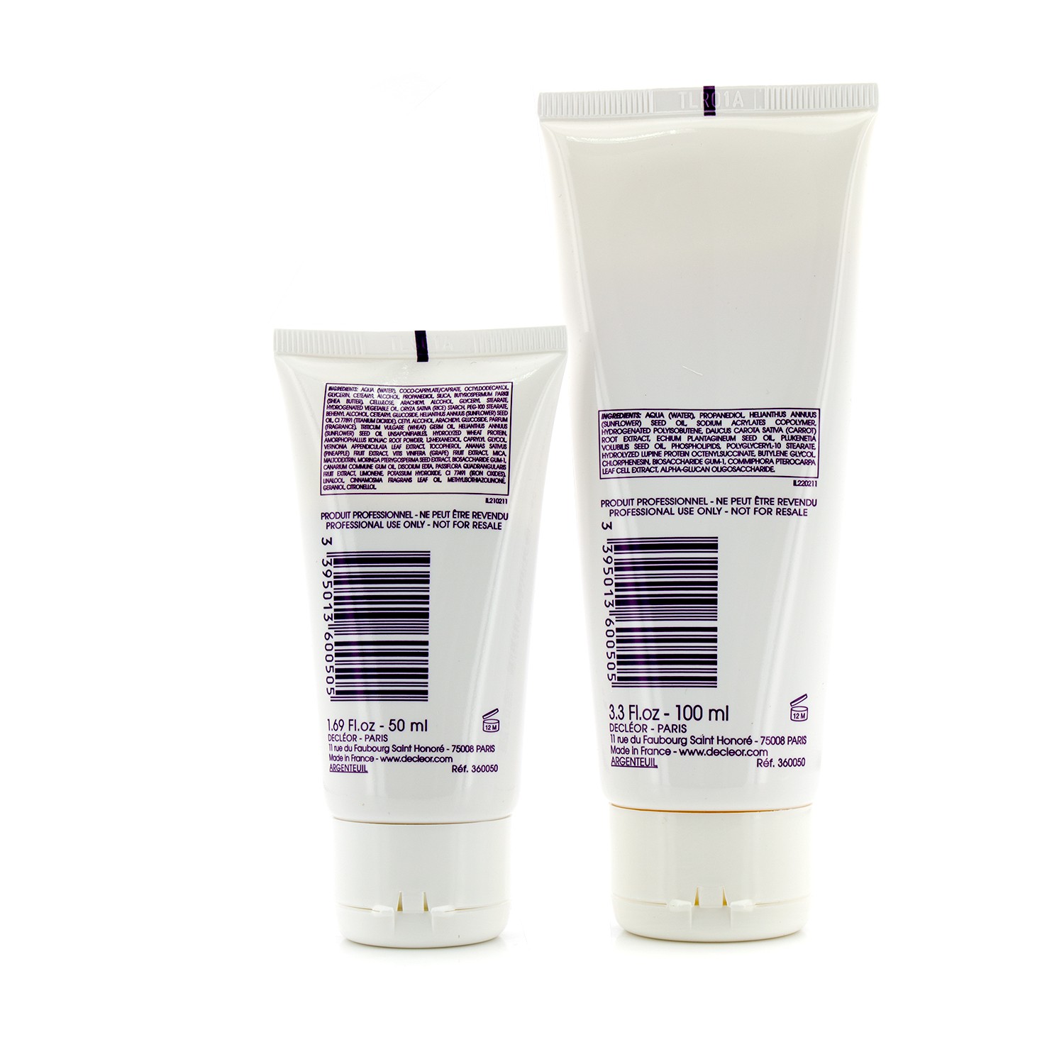 Decleor Life Radiance Set: Double Radiance Cream-Gel 100ml + Double Radiance Cream 50ml (Salon Product) 2pcs