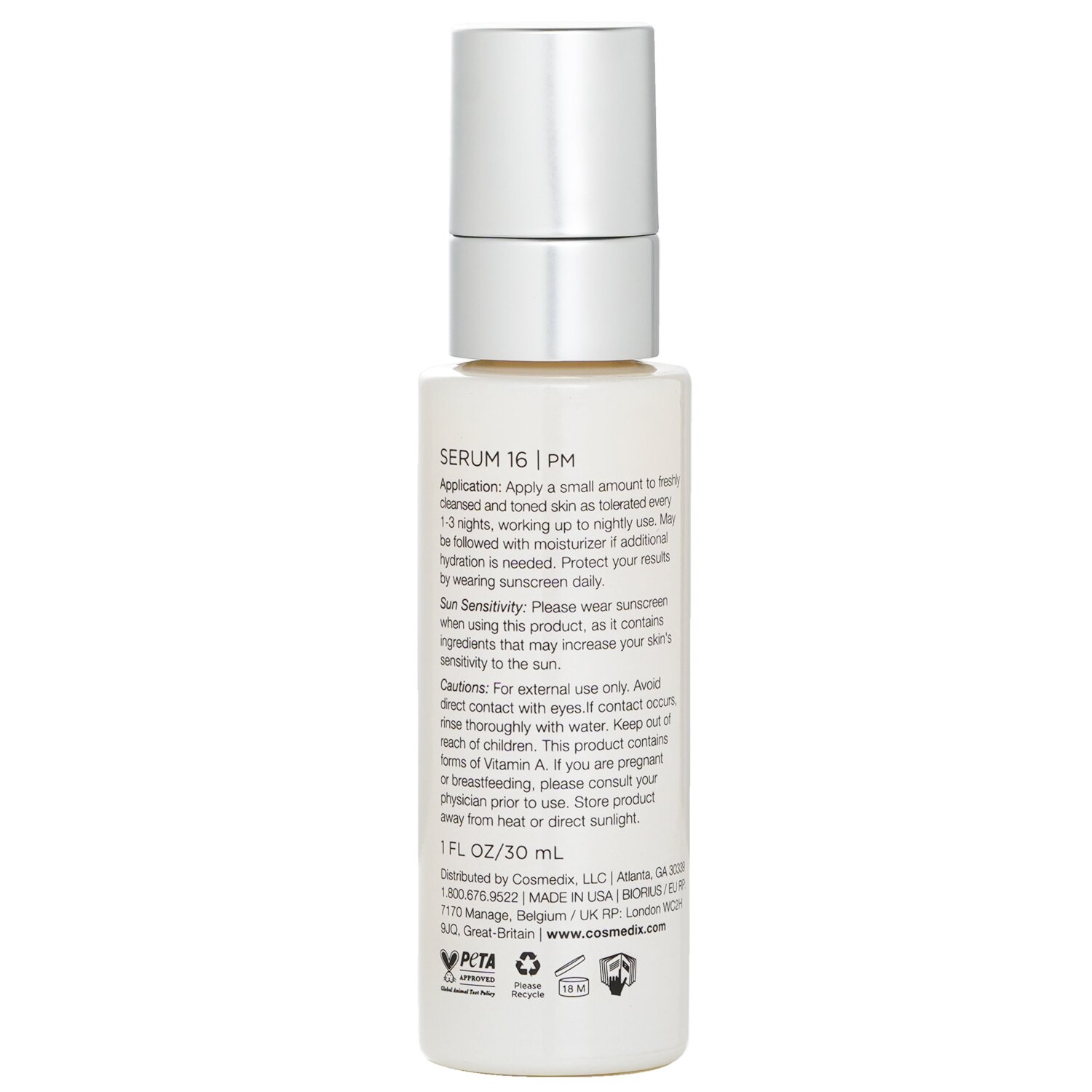 CosMedix Kompleks regenerujący Serum 16 Rapid Renewal Complex 30ml/1oz