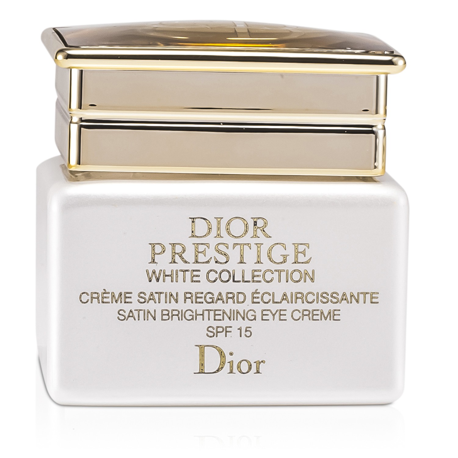 Christian Dior Prestige White Collection Satin კოლექცია თვალის გამაღიავებელი კრემი SPF 15 15ml/0.5oz
