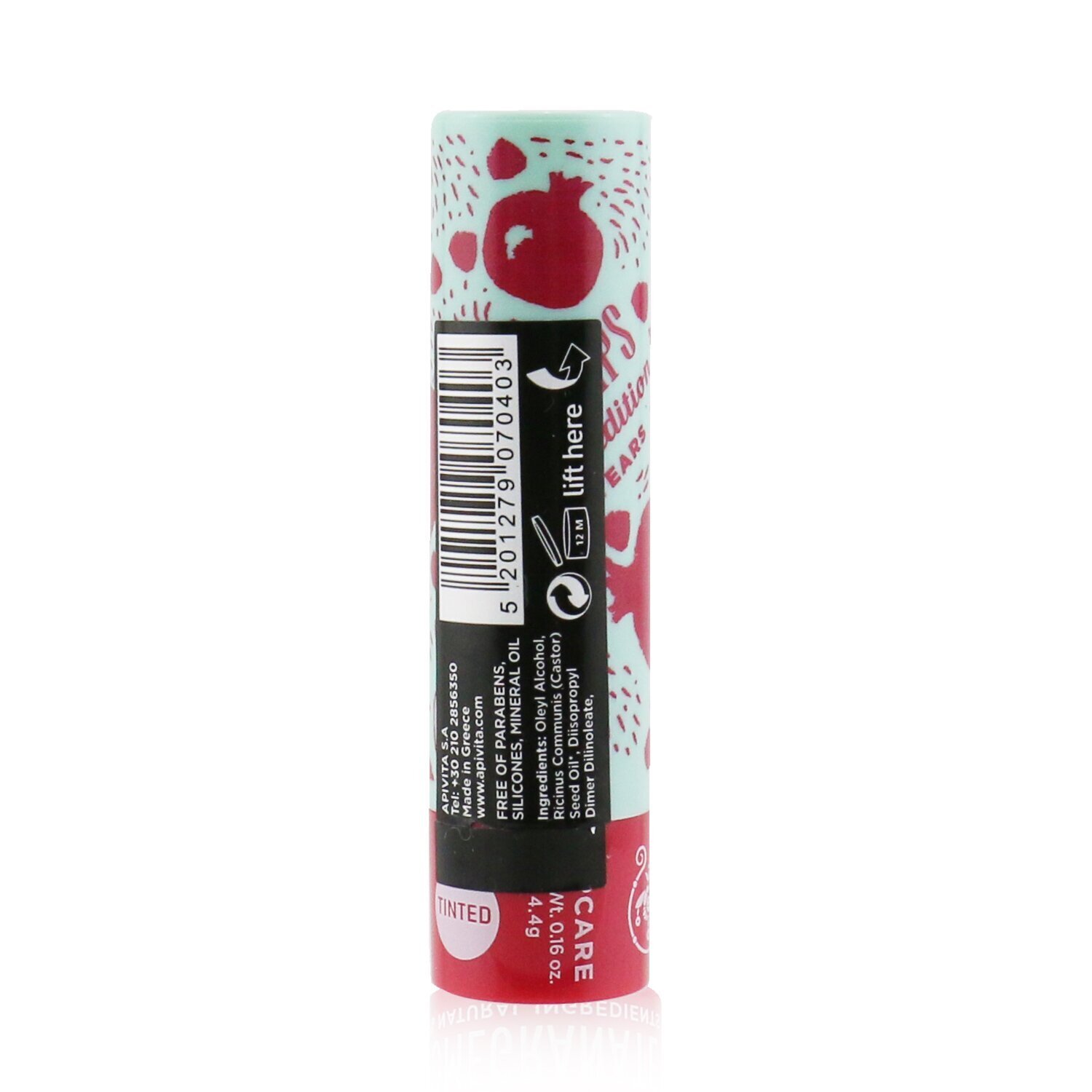Apivita 艾蜜塔  紅石榴潤唇膏 4.4g/0.15oz
