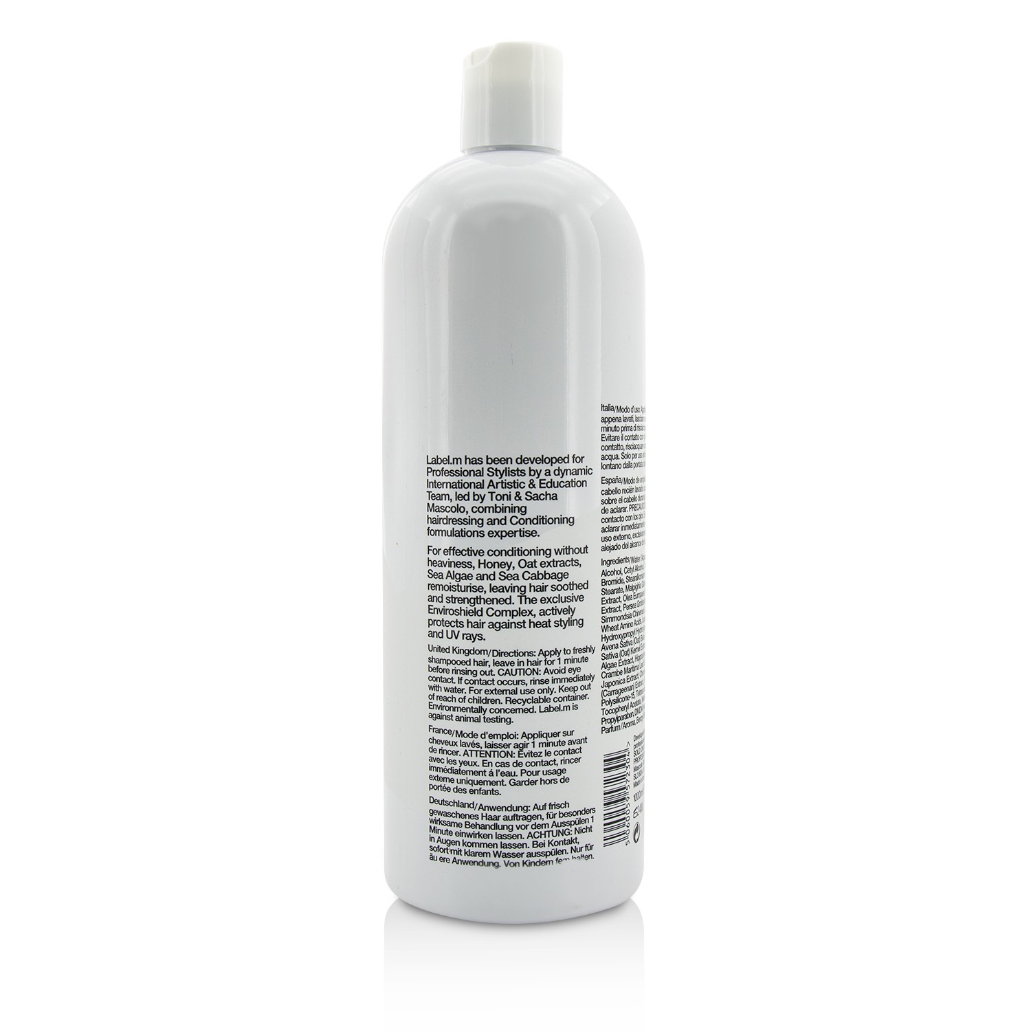 Label.M Honey & Oat Conditioner (Lightweight Repair For Dry, Dehydrated Hair) 1000ml/33.8oz