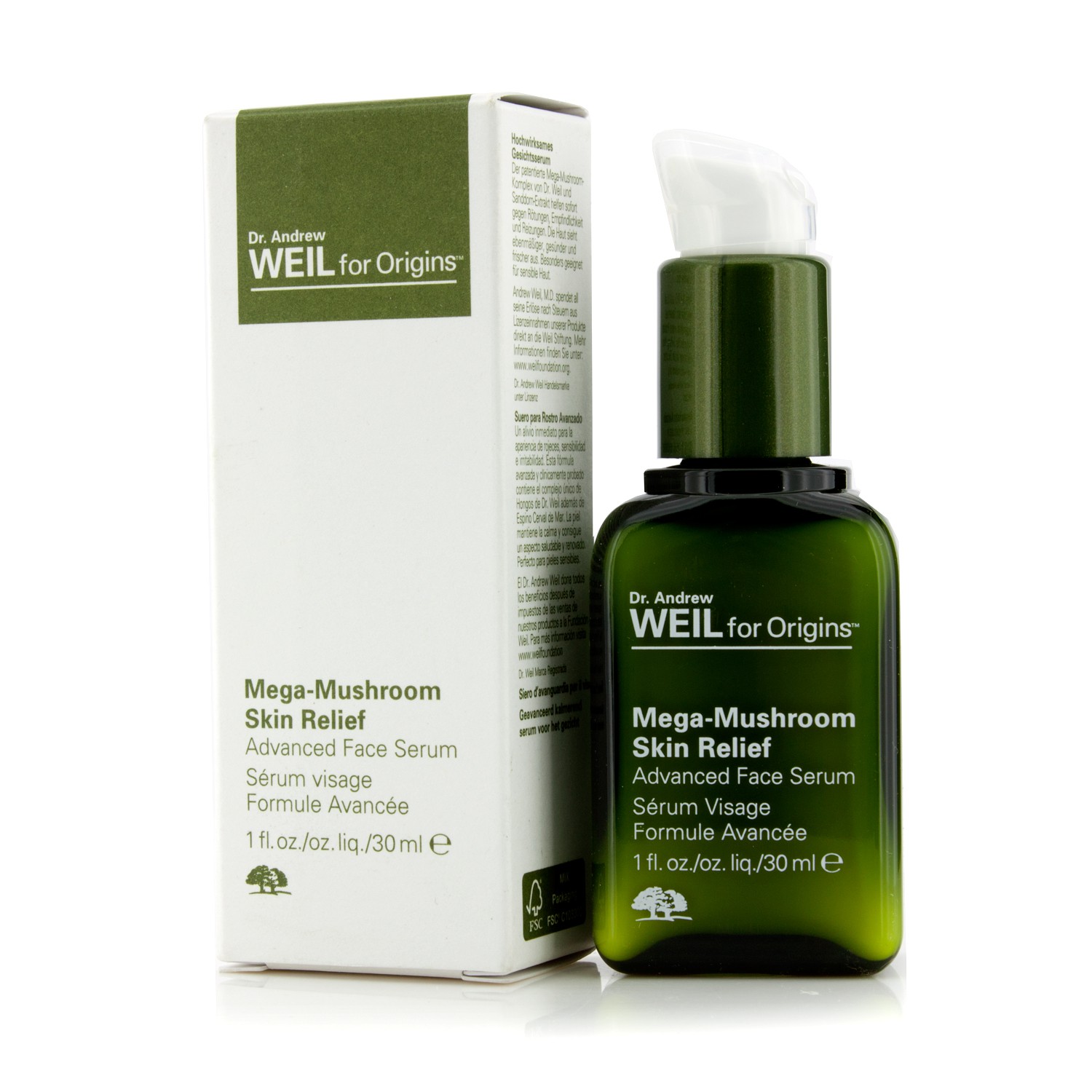Origins Dr. Andrew Mega-Mushroom Skin Relief Advanced Face Serum 30ml/1oz