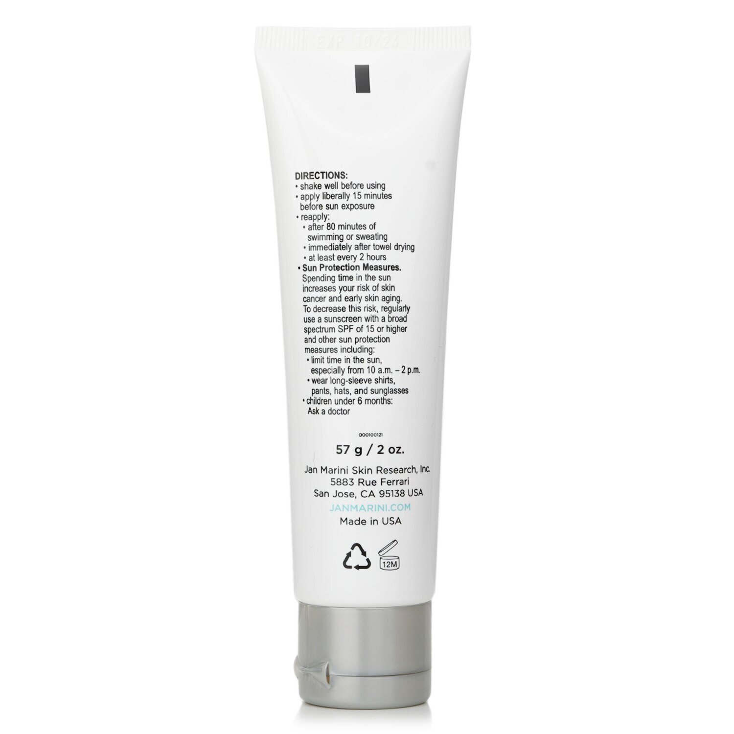 Jan Marini Krem ochronny Skin Research Marini Physical Protectant SPF 45 57g/2oz