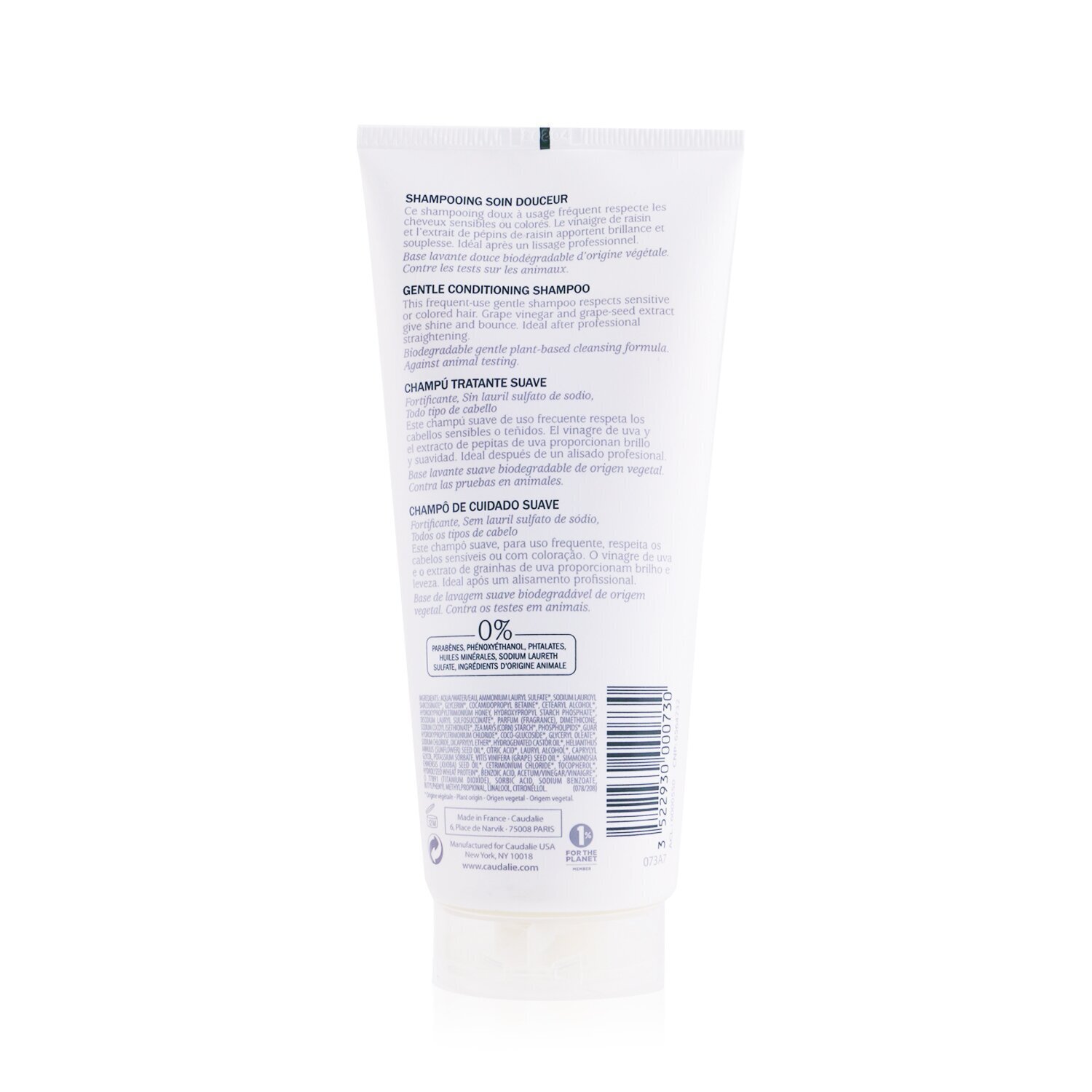 Caudalie Gentle Conditioning Shampoo (Para Todos os Tipos de Cabelo) 200ml/6.7oz