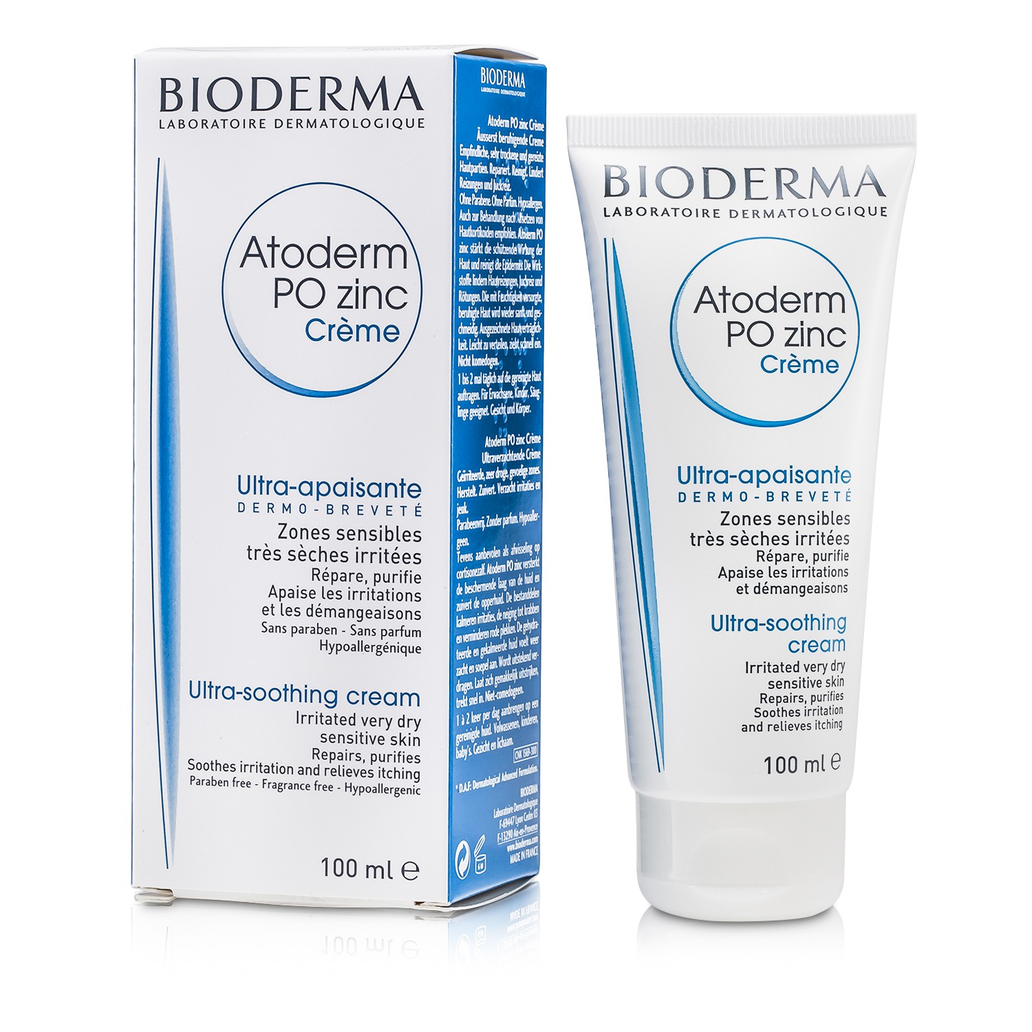 Bioderma Atoderm PO Zinc Cream 100ml/3.3oz