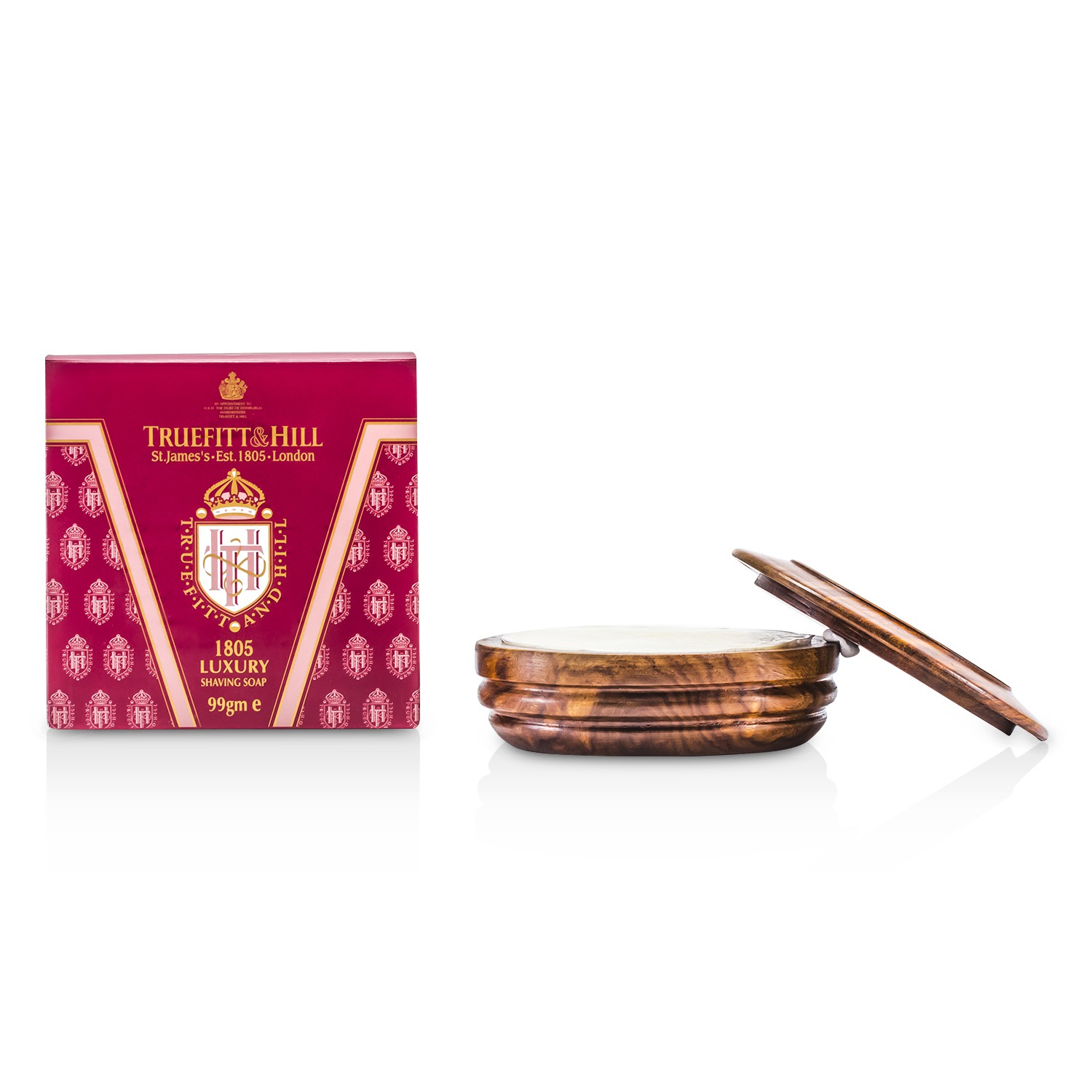 Truefitt & Hill 1805 Luxury Shaving Soap (In Wooden Bowl) 99g/3.3oz