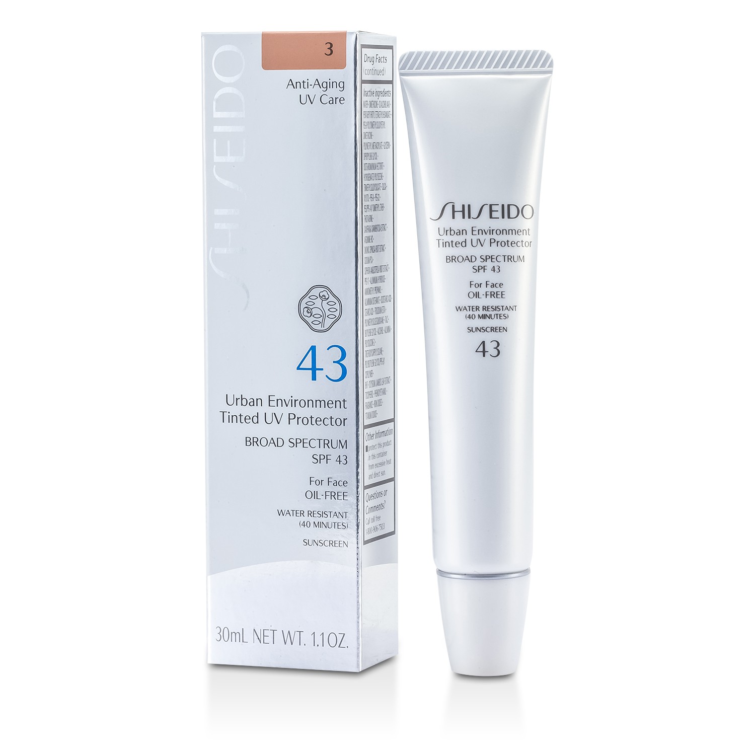 Shiseido Urban Environment Тональное УФ Защитное Средство SPF 43 30ml/1.1oz
