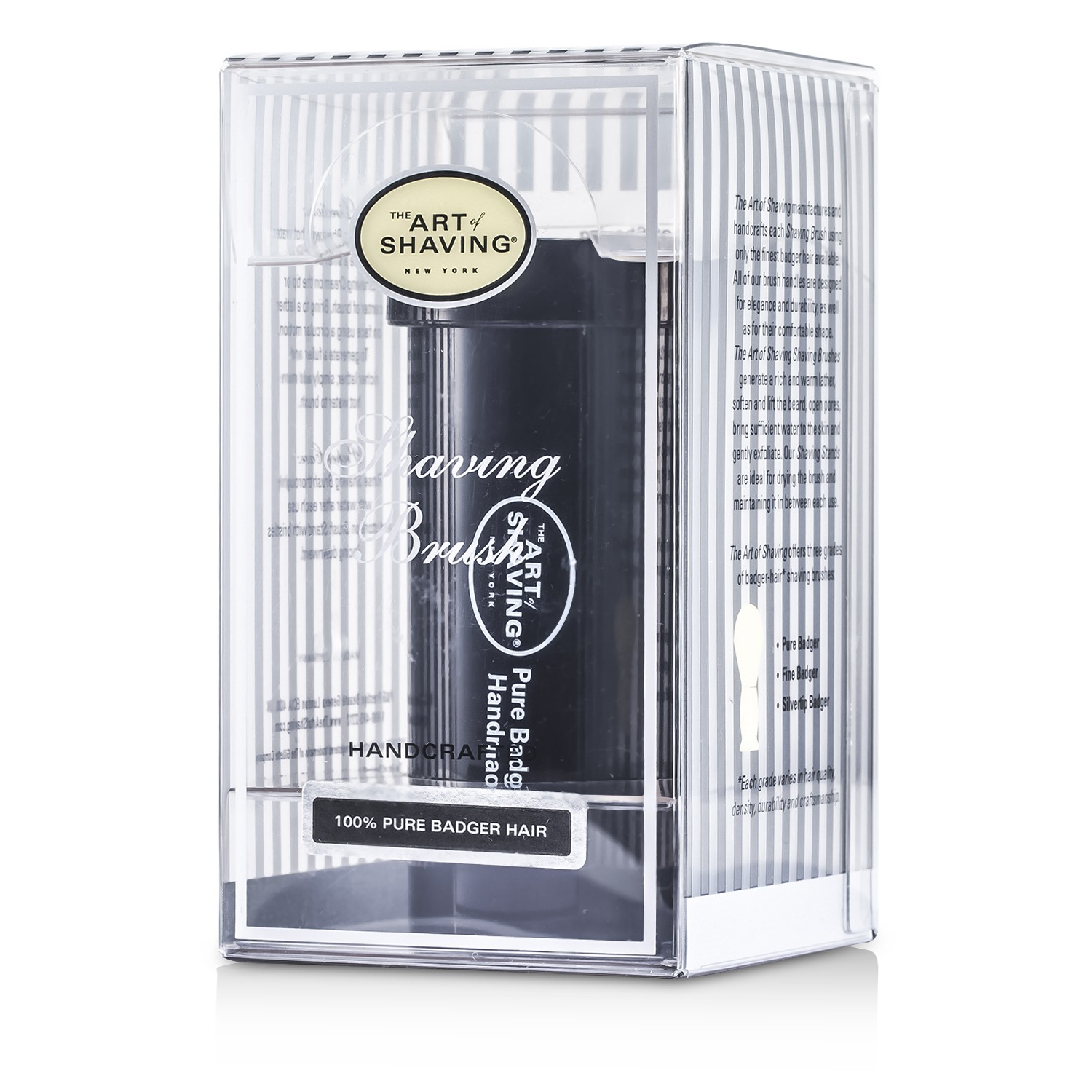 The Art Of Shaving Travel Pure Badger - Black 1pc