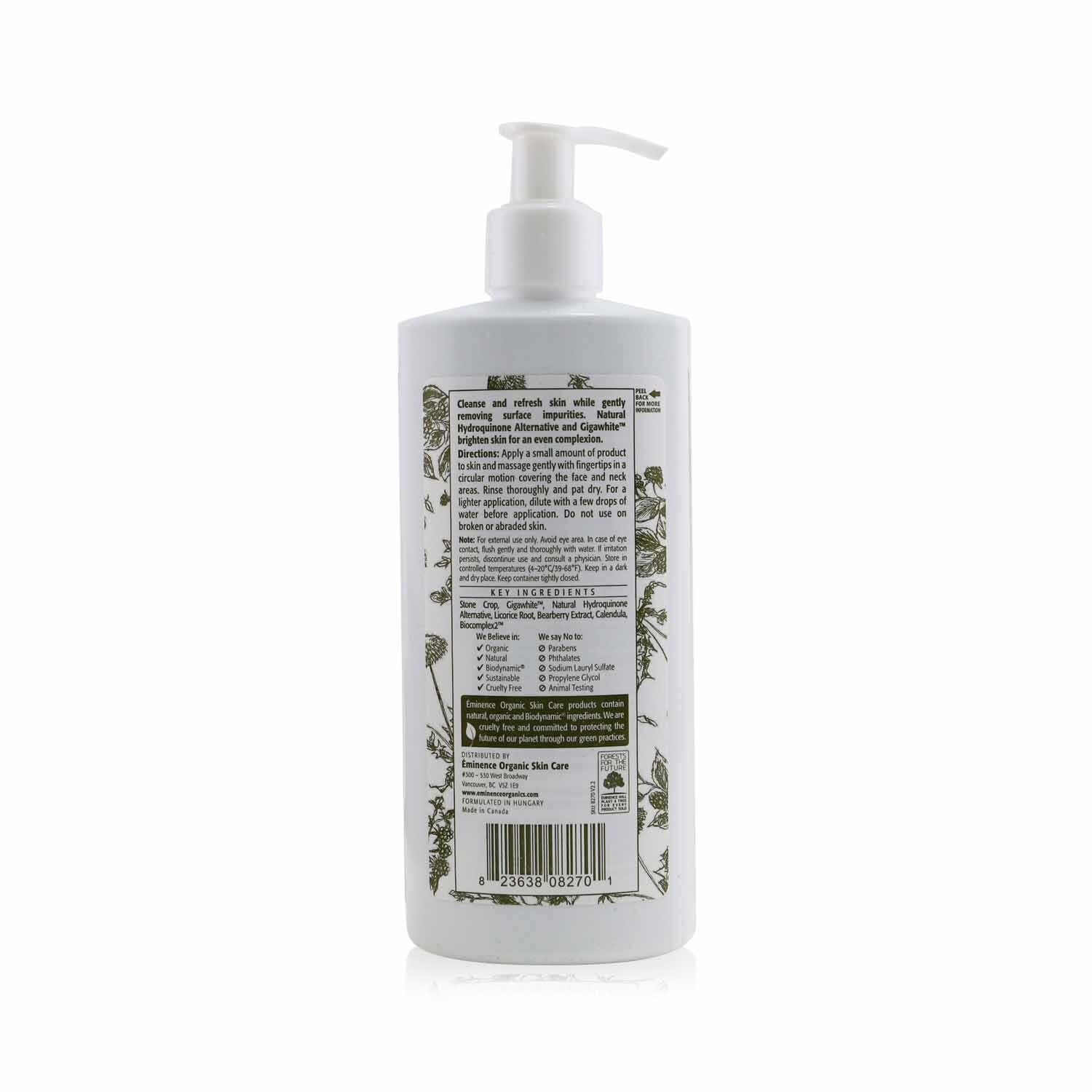 Eminence Bright Skin Cleanser - For Normal to Dry Skin 250ml/8.4oz