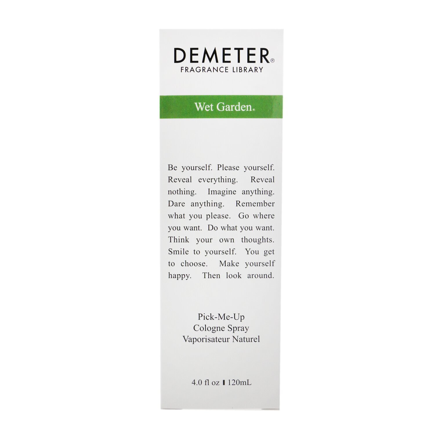 Demeter Woda kolońska w sprayu Wet Garden Cologne Spray 120ml/4oz