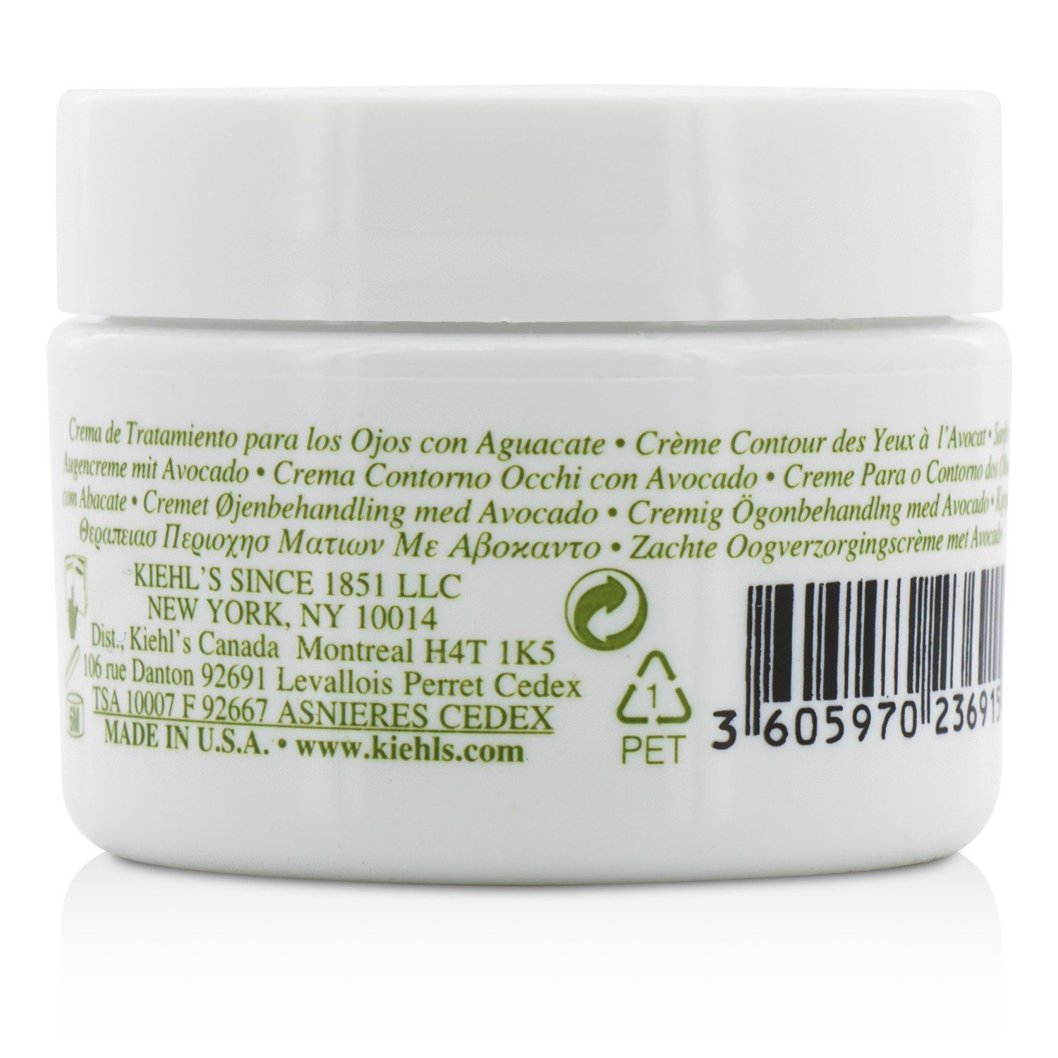 Kiehl's Terapia pod oczy z awokado Creamy Eye Treatment with Avocado S06028 28g/0.95oz