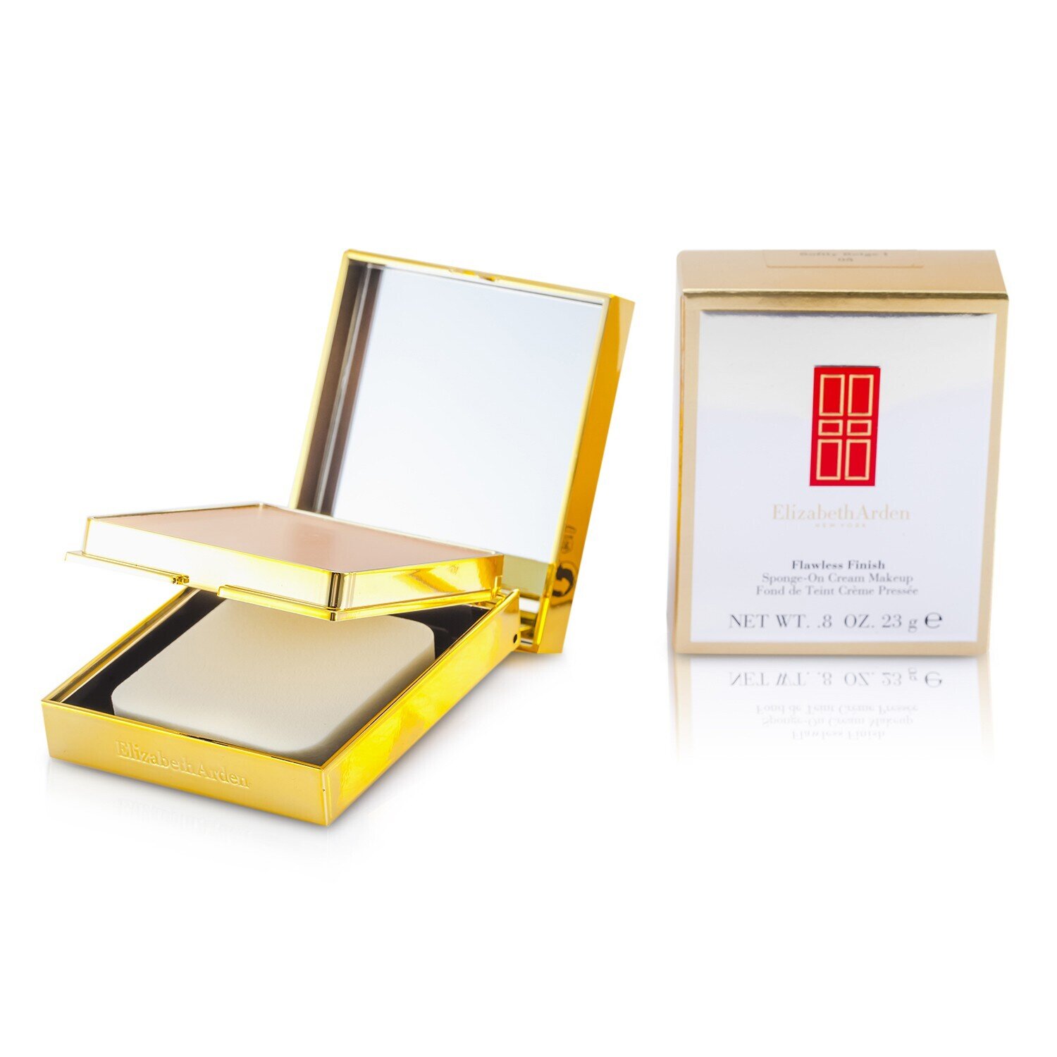 Elizabeth Arden Flawless Finish Sponge On Cream Makeup (Golden Case) 23g/0.8oz
