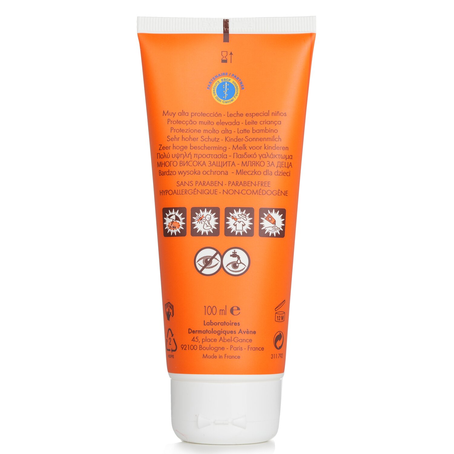 Avene Protetor Solar Very High SPF 50+ (Para Pele Sensível & Crianças) 100ml/3.3oz