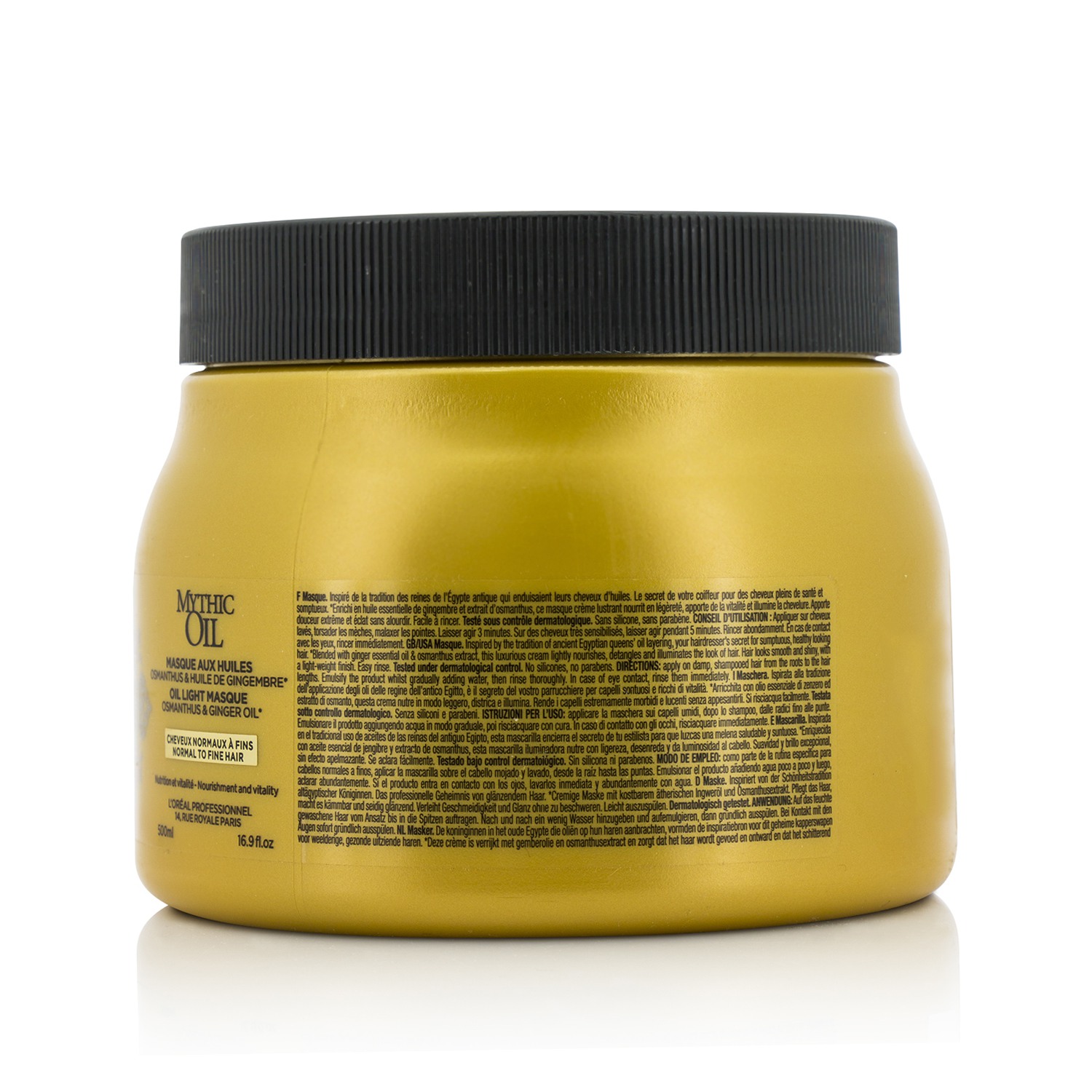 L'Oreal Professionnel Mythic Oil Nourishing Masque (For All Hair Types) 500ml/16.9oz