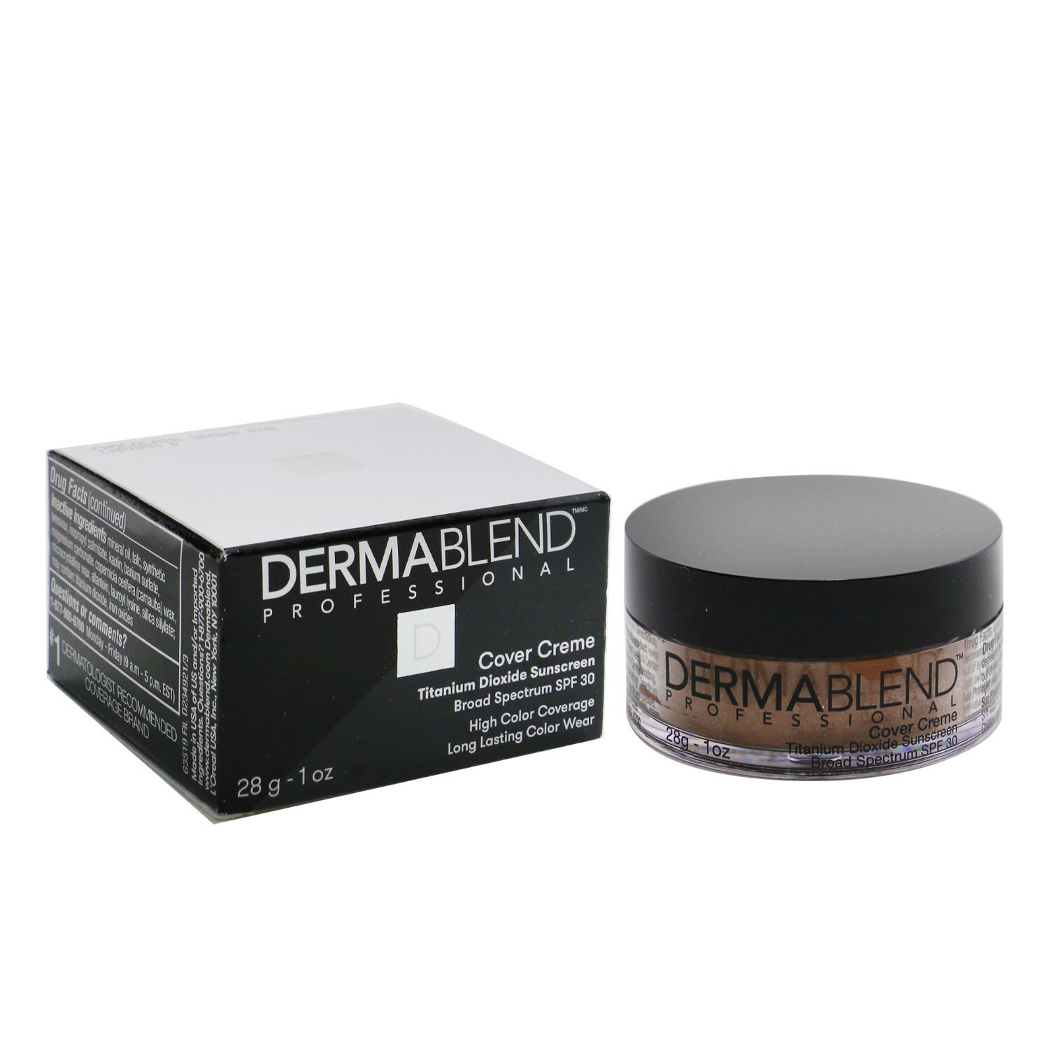 Dermablend Cover Creme Broad Spectrum SPF 30 (High Color Coverage) 28g/1oz