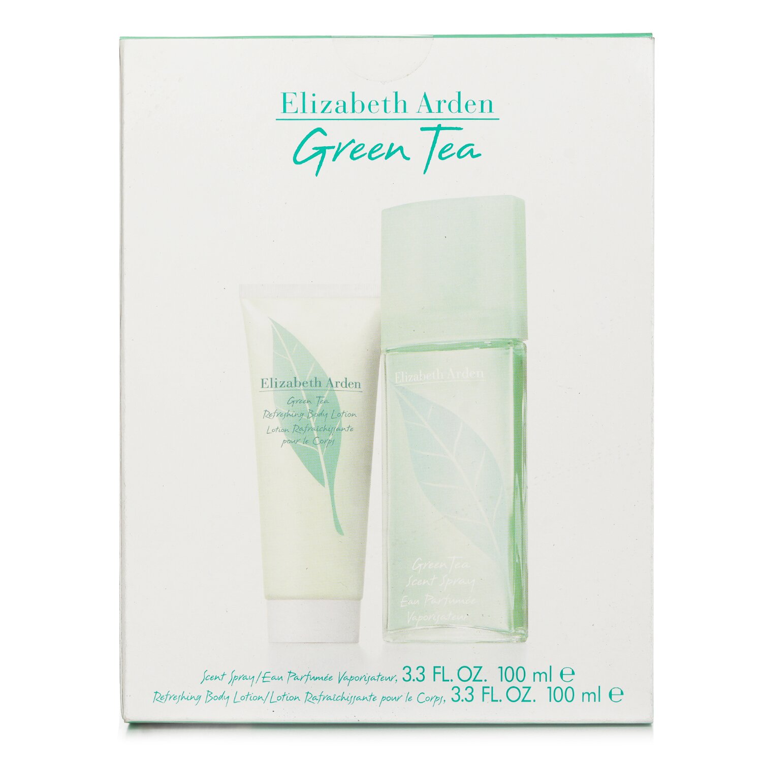 Elizabeth Arden Green Tea Coffret: Eau Parfumee Spray 100ml/3.3oz + Refreshing Body Lotion 100ml/3.3oz 2pcs