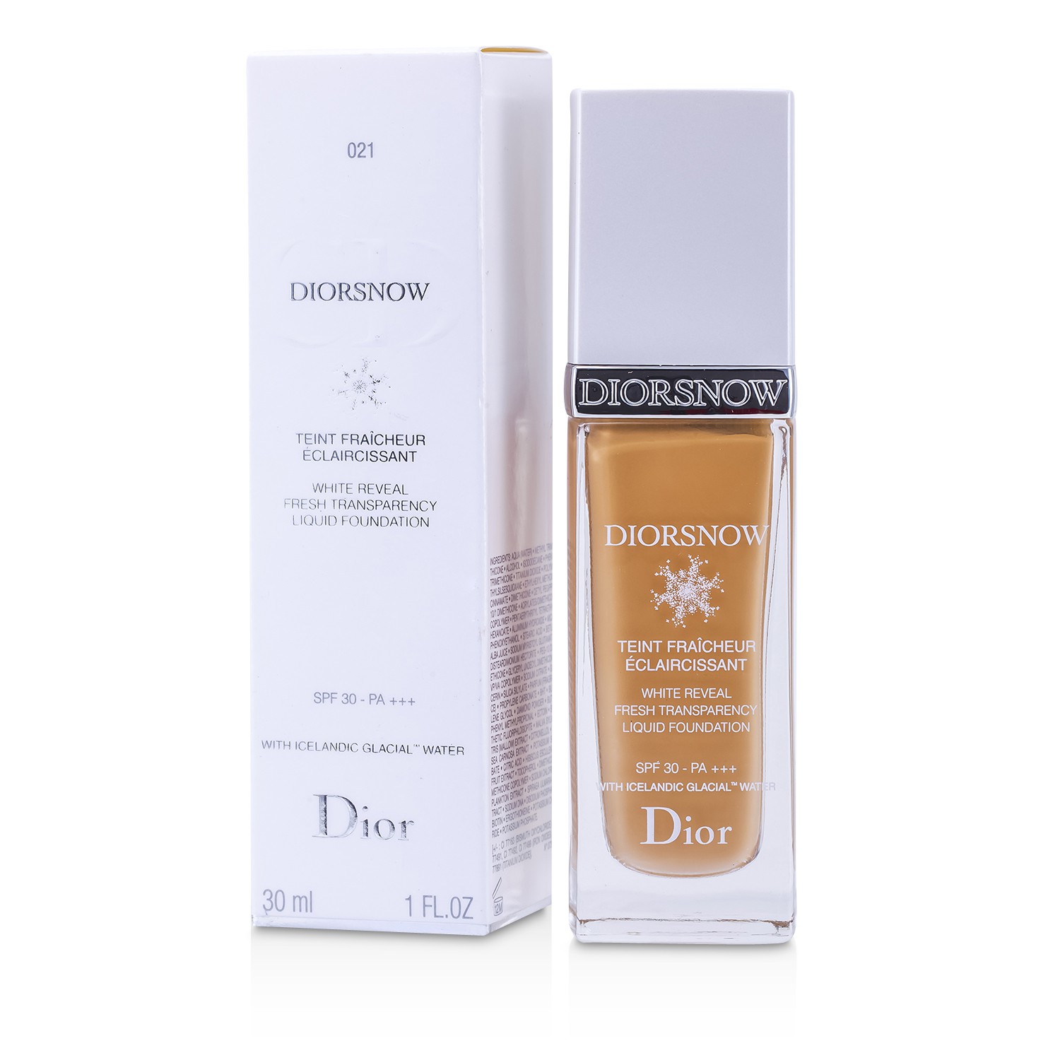 Christian Dior Diorsnow White Reveal Fresh Transparency folyékony alapozó SPF 30 30ml/1oz