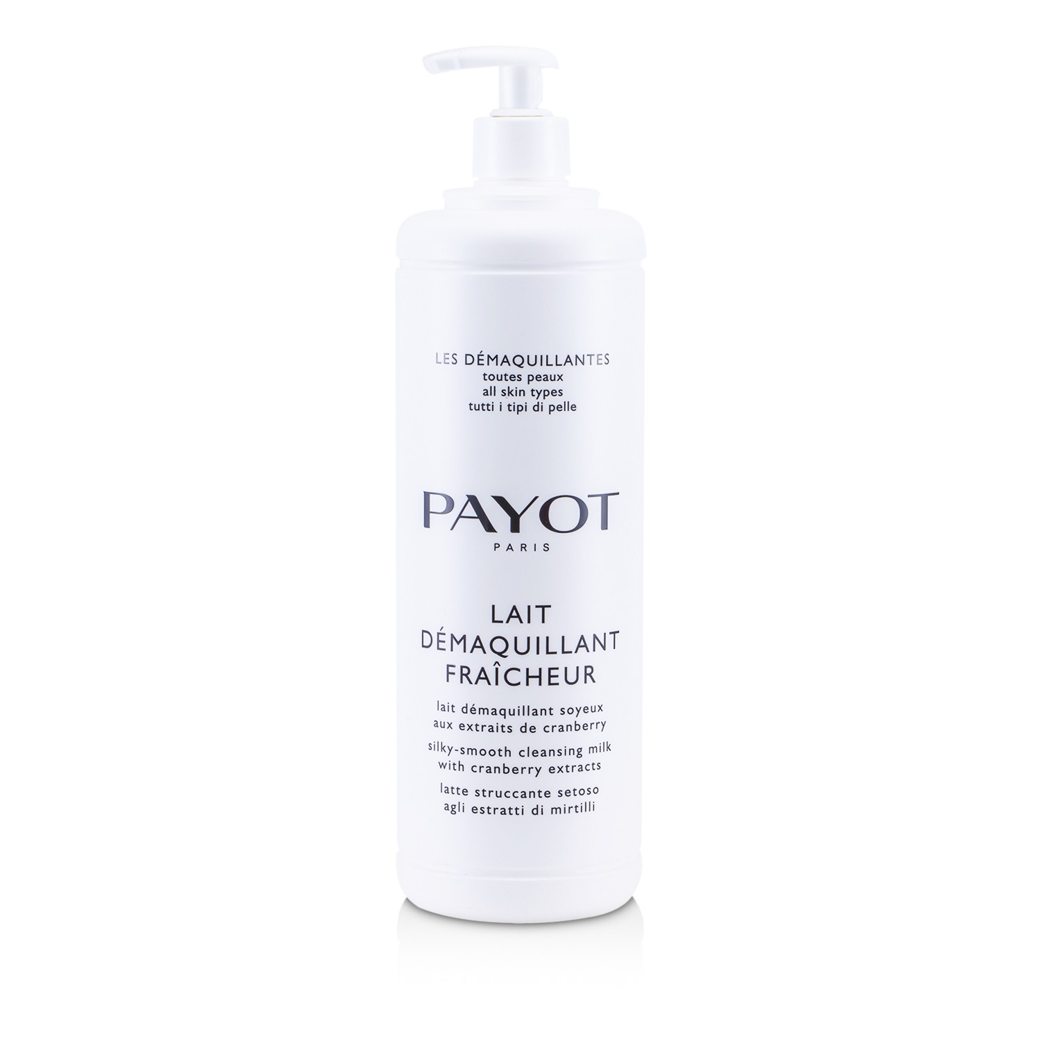 Payot Les Demaquillantes Lait Demaquillant Fraicheur Silky-Smooth Cleansing Milk - For All Skin Types (Salon Size) 1000ml/33.8oz