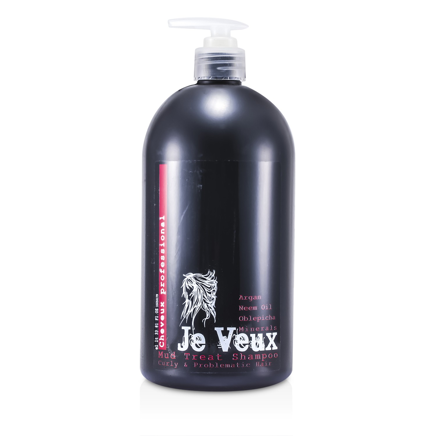 Je Veux Profesjonalny, błotny szmpon do włosów Cheveux Professional Mud Treat Shampoo (dla włosów kręconych i problematycznych) 1000ml/33.81oz