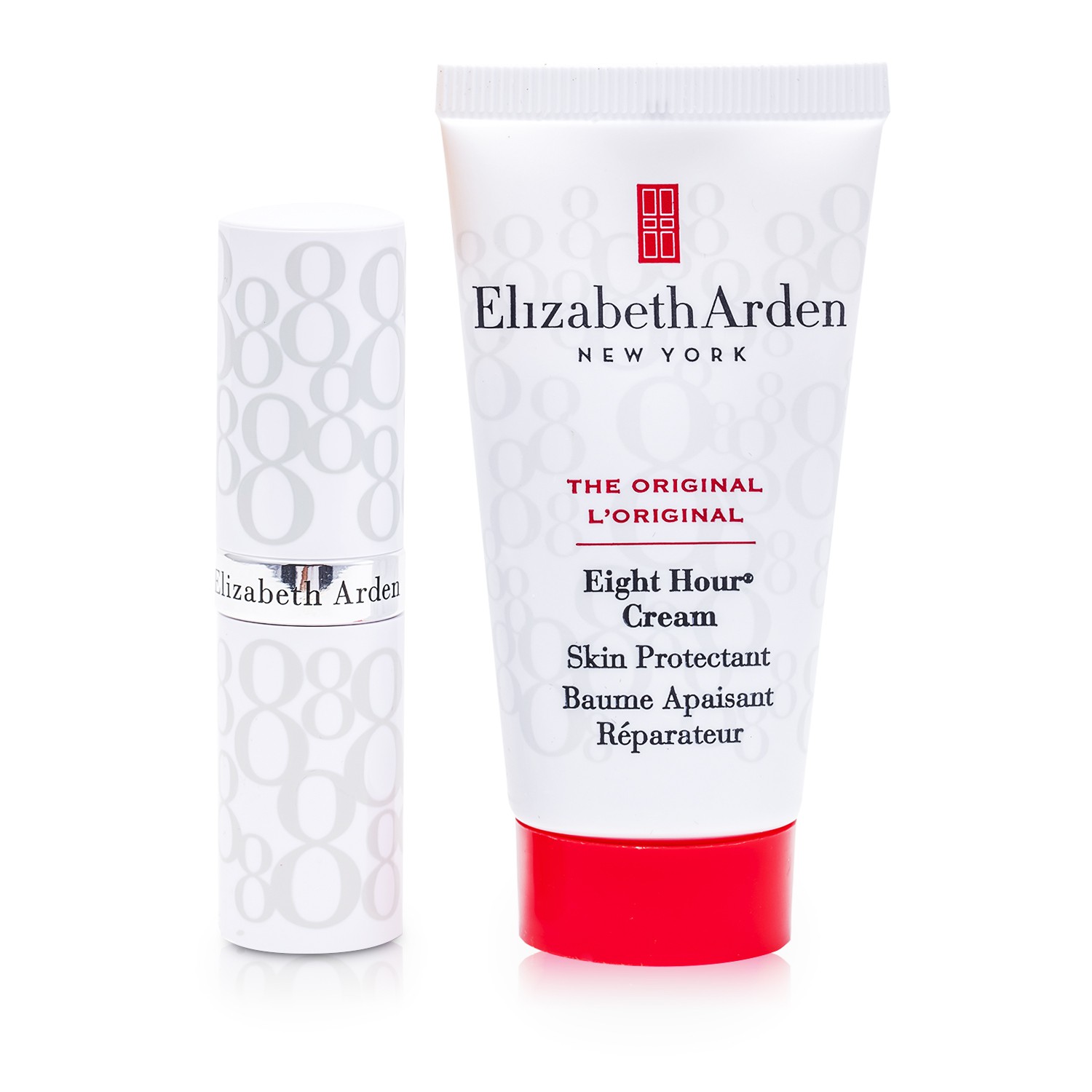 Elizabeth Arden Eight Hour Cream Set: Skin Protectant 30ml + Lip Protectant Stick SPF 15 2pcs