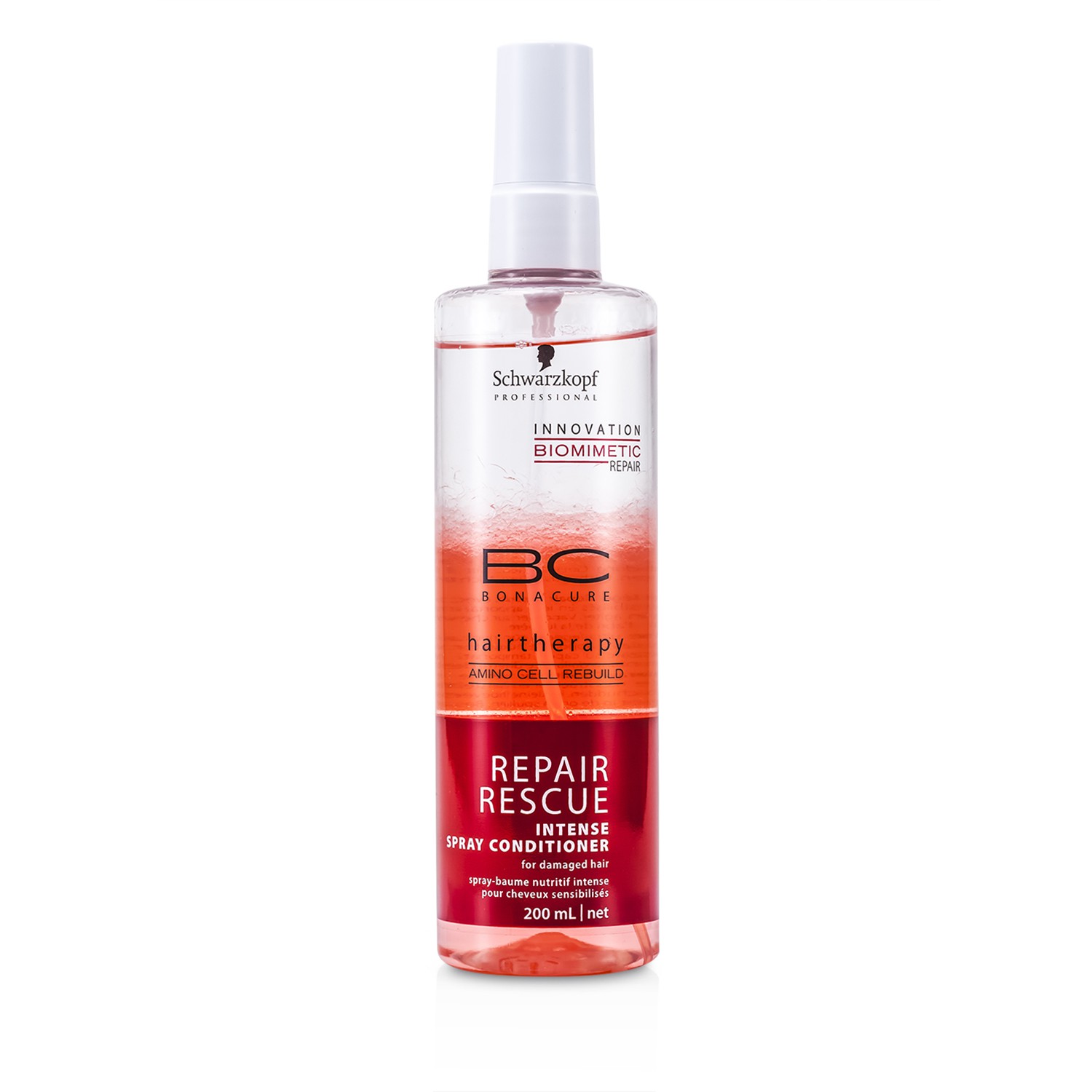 Schwarzkopf BC Repair Rescue Intense Acondicionador en Spray (Para Cabello Dañado) 200ml/6.7oz