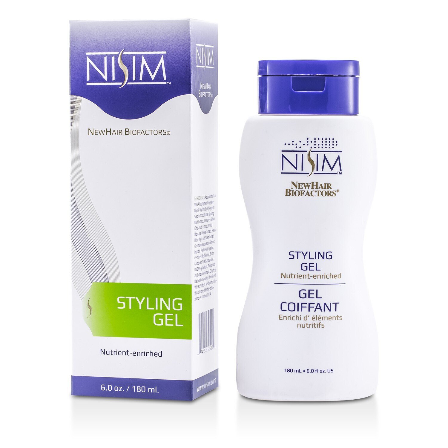 Nisim เจลแต่งผม 180ml/6oz