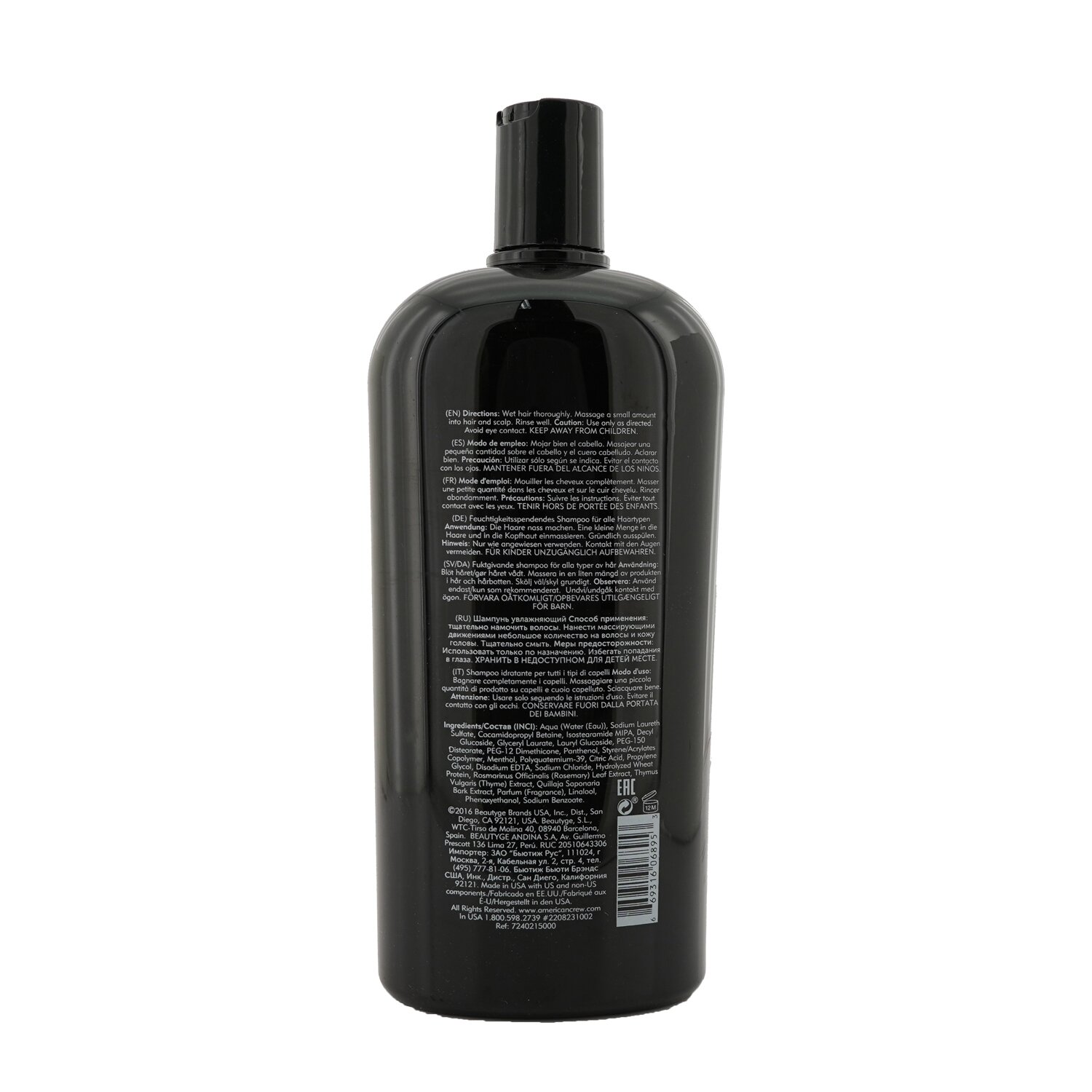 American Crew Férfi mindennapos hidratáló sampon (minden hajtípusra) 1000ml/33.8oz
