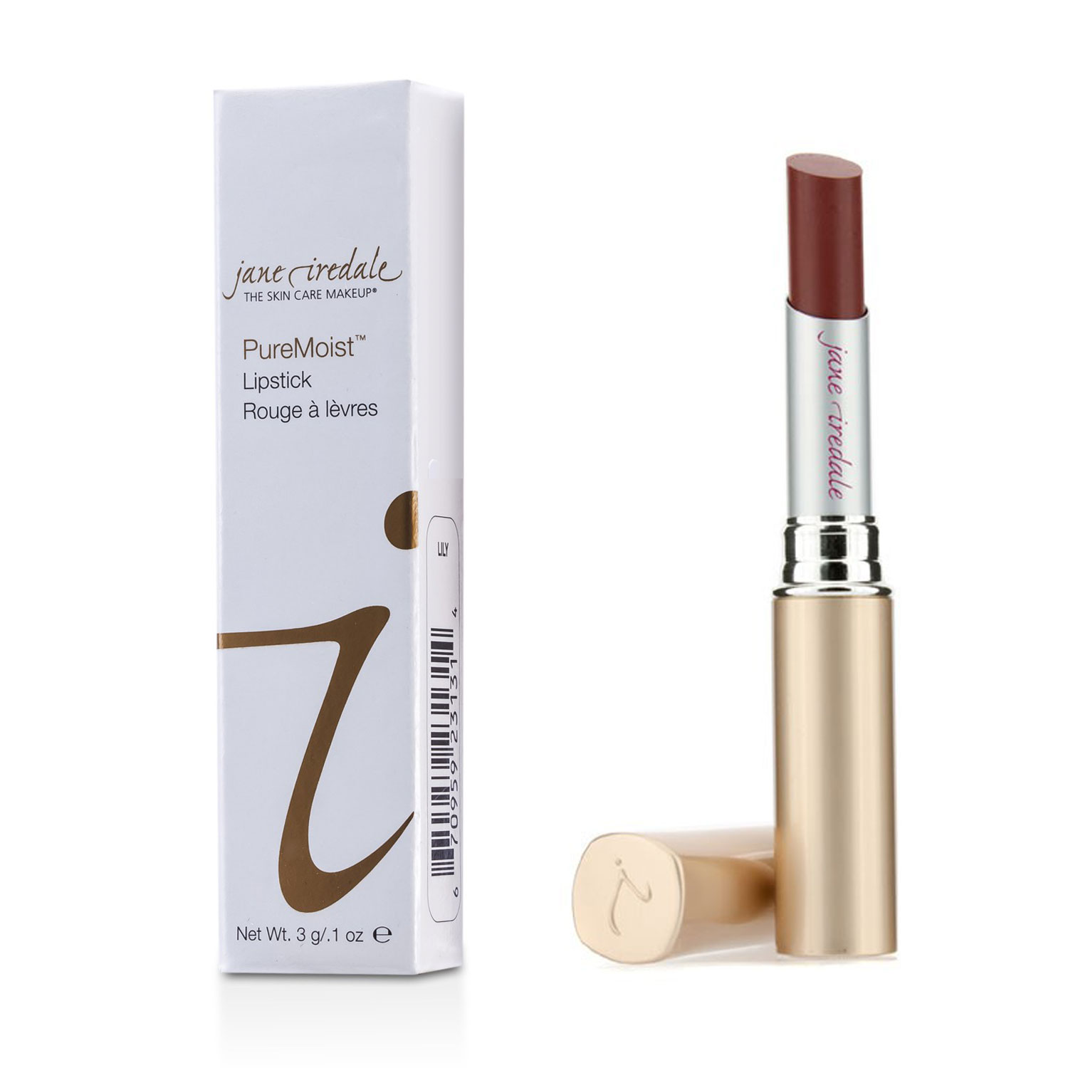 珍爱芮德  Jane Iredale 爱恋润泽唇膏PureMoist Lipstick 3g/0.1oz