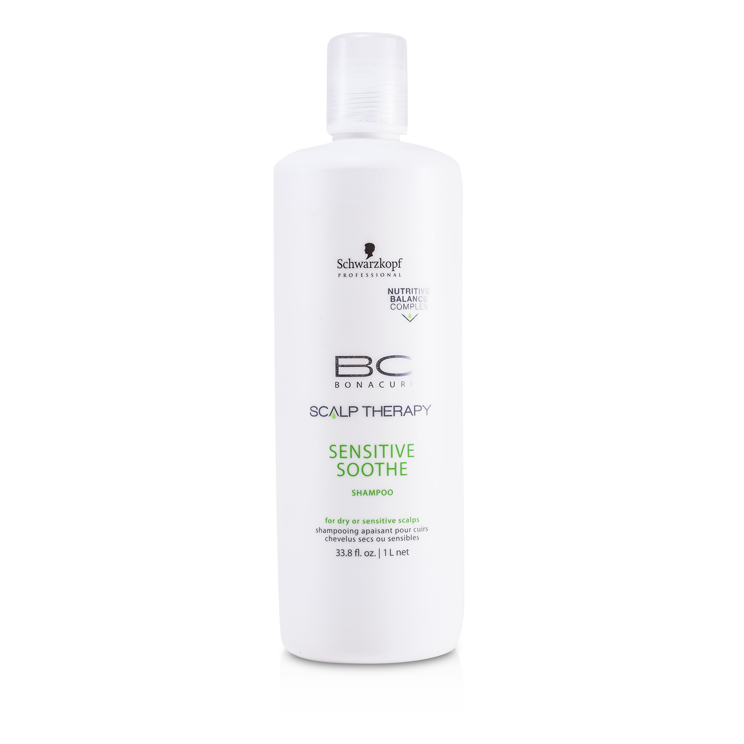 施华蔻  Schwarzkopf 保丽头皮疗理敏感舒润洗发水(干性或敏感头皮) 1000ml/33.8oz