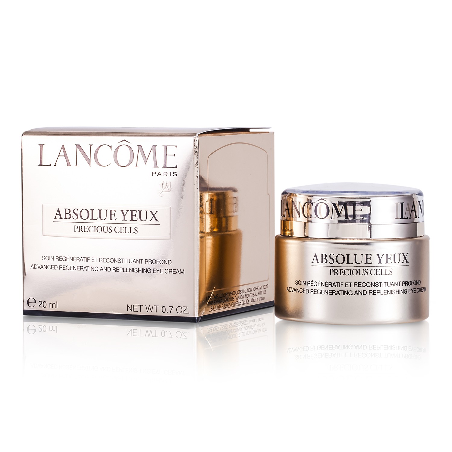 Lancome Absolue Yeux Precious Cells Advanced Regenerating And Replenishing Eye Cream (Made In Japan) 20ml/0.7oz