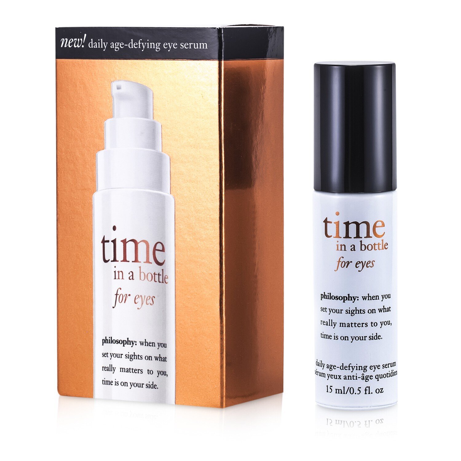 Philosophy Time In A bottle For Eyes (Serum Anti-Envelhecimento Para Olhos) 15ml/0.5oz