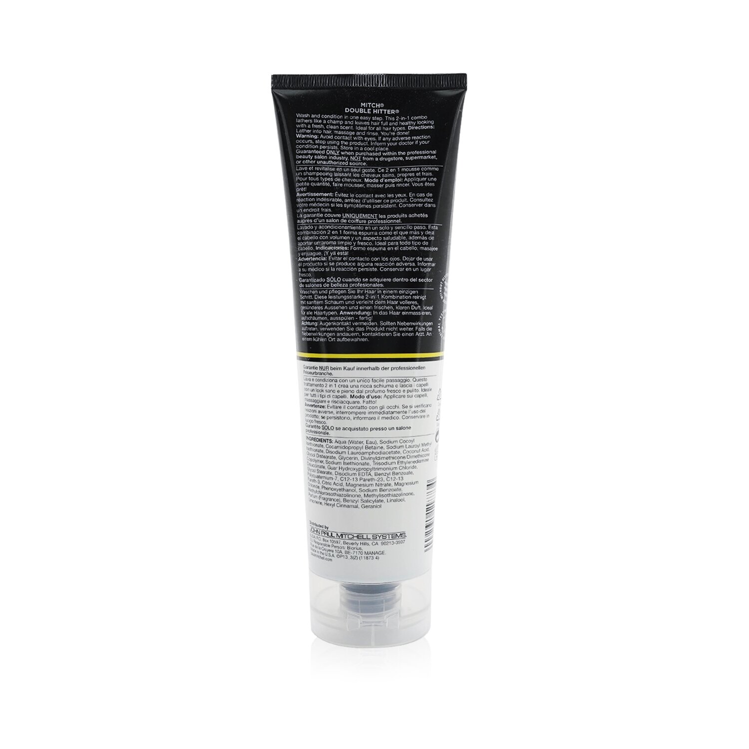 Paul Mitchell Mitch Double Hitter 2-in-1 Shampoo & Conditioner 250ml/8.5oz