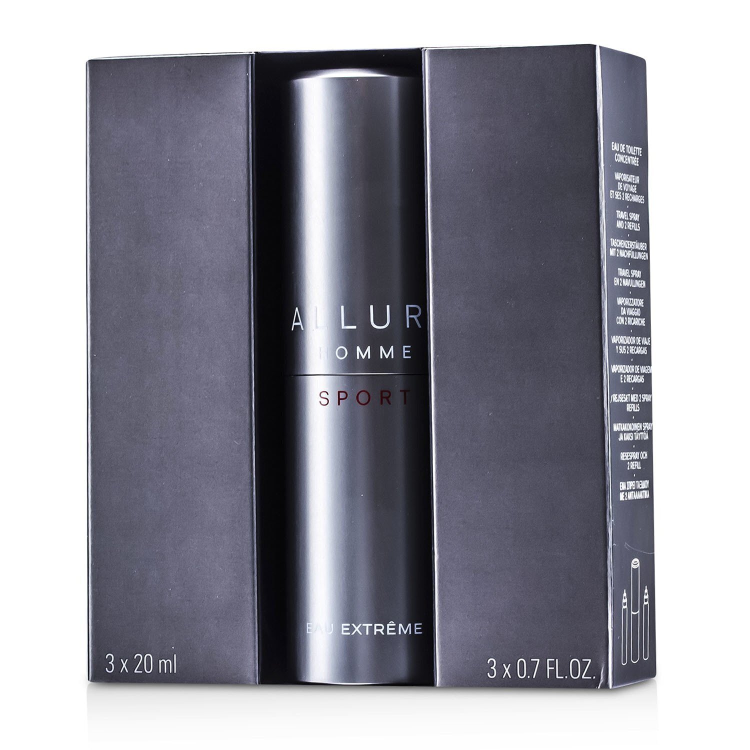シャネル ALLURE HOMME SPORT EAU EXTREMEトラベル Chanel Allure Homme Sport Eau Extreme Travel Spray (With 2