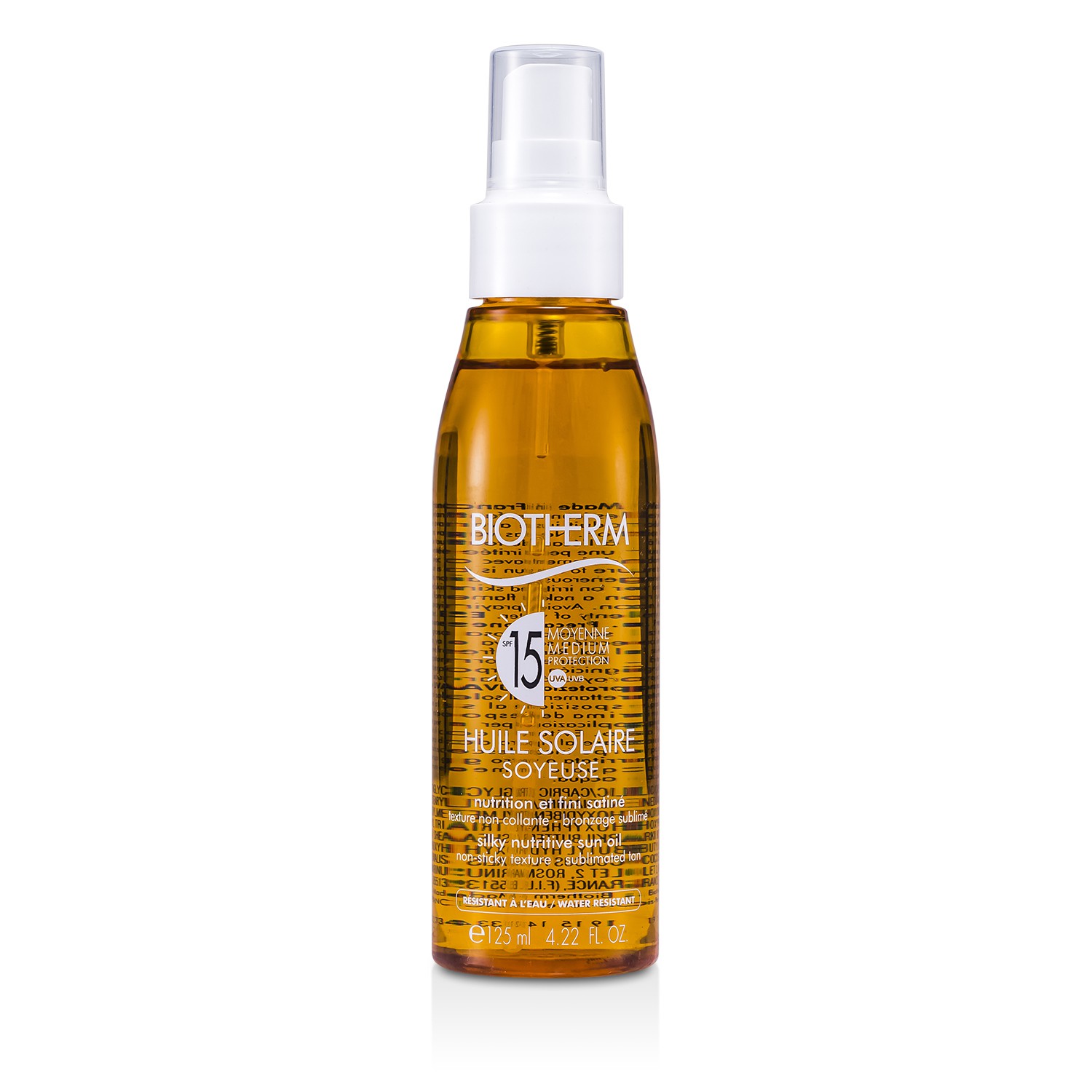 Biotherm Huile Solaire Soyeuse SPF 15 UVA/UVB Protection Sun Oil 125ml/4.22oz