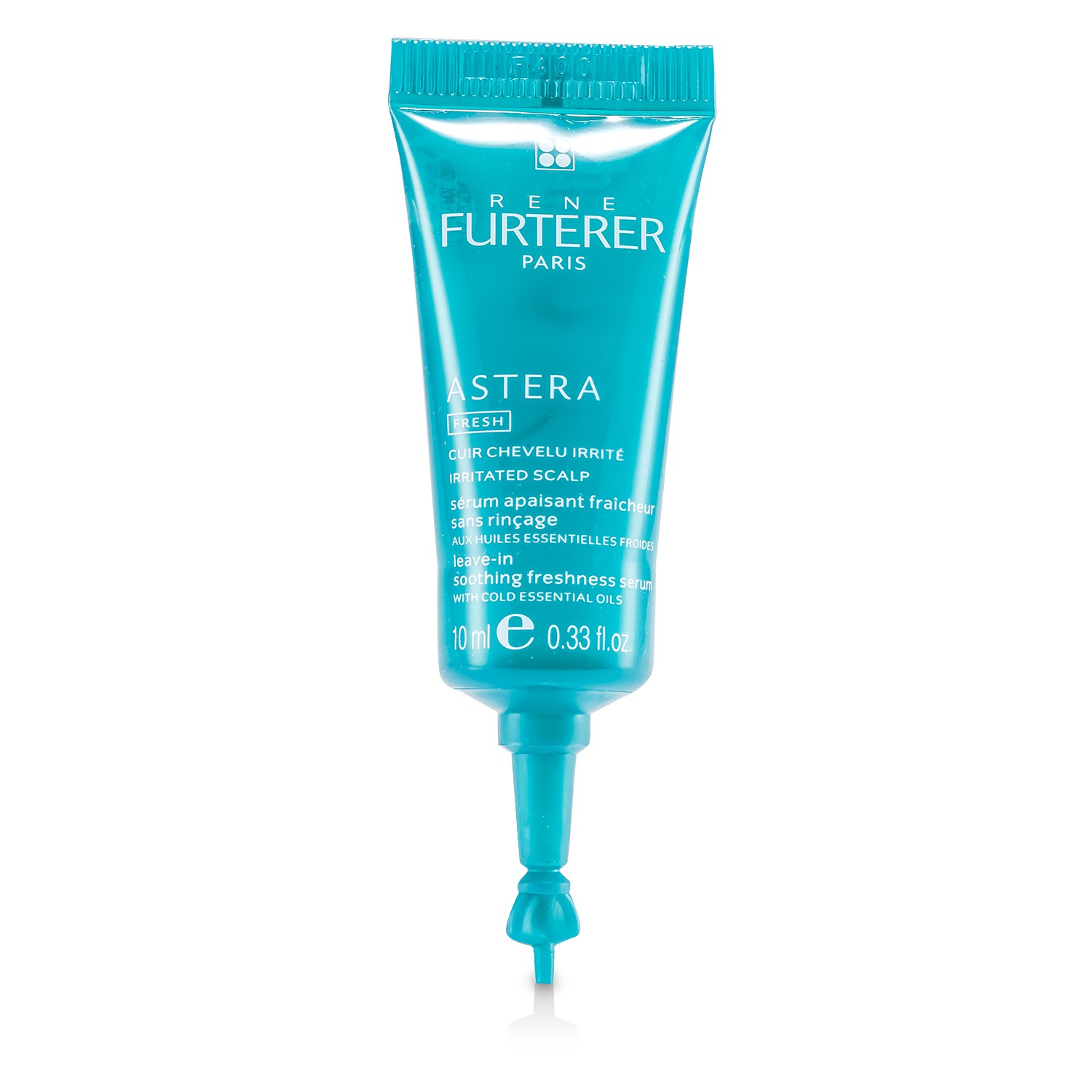 Rene Furterer Osvěžující bezoplachové sérum pro zklidnění podrážděné vlasové pokožky Astera Leave-In Soothing Freshess Serum - For Irritated Scalp (salonní produkt) 16x10ml/0.33oz