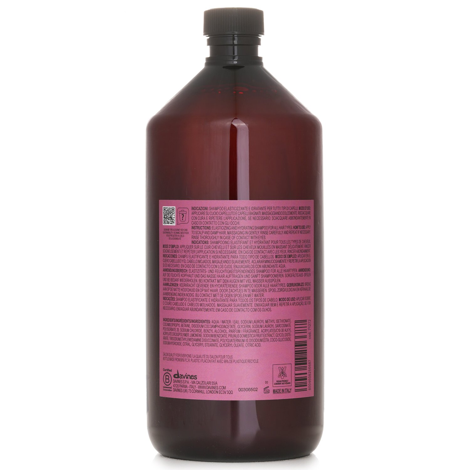 Davines Natural Tech Replumping Shampoo (do każdego rodzaju włosów) 1000ml/33.8oz